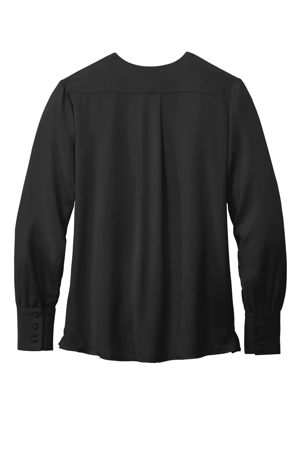 Brooks Brothers® Women’s Open-Neck Satin Blouse #BB18009