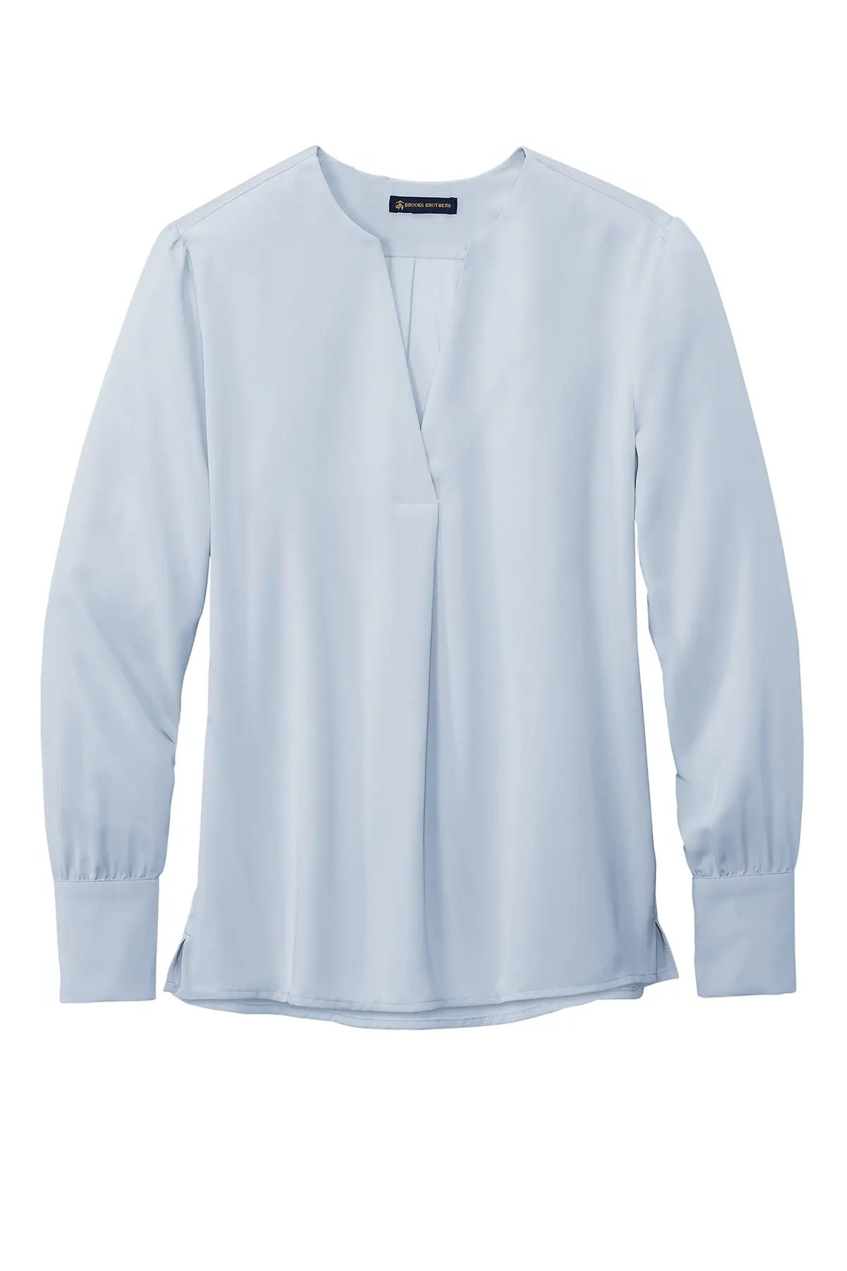 Brooks Brothers® Women’s Open-Neck Satin Blouse #BB18009