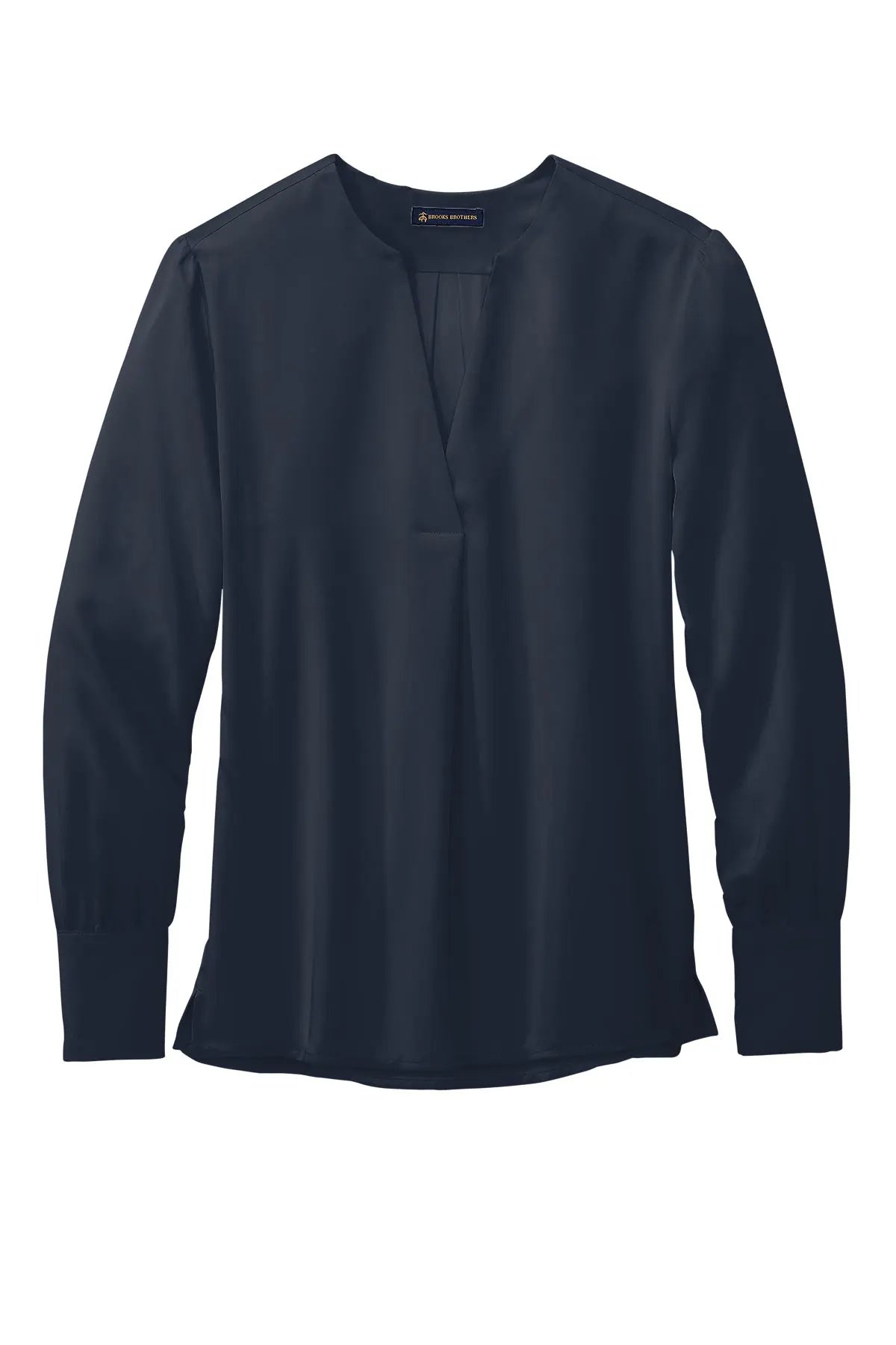 Brooks Brothers® Women’s Open-Neck Satin Blouse #BB18009