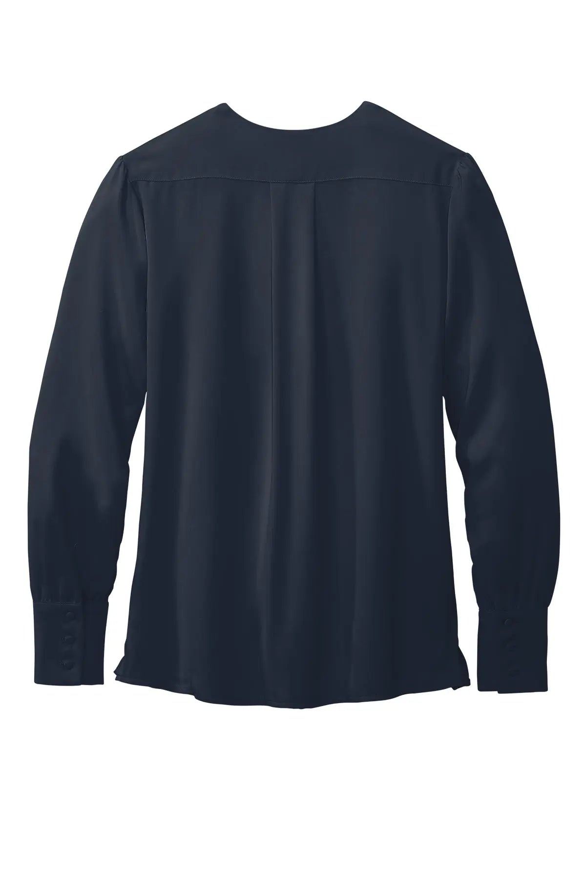 Brooks Brothers® Women’s Open-Neck Satin Blouse #BB18009