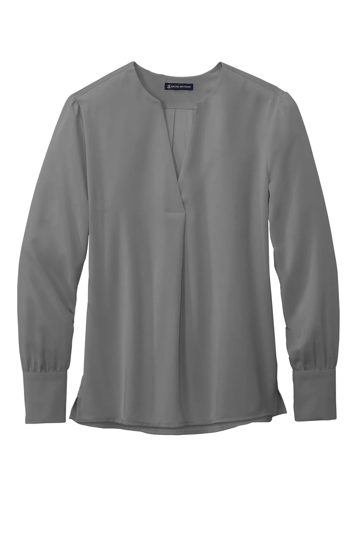 Brooks Brothers® Women’s Open-Neck Satin Blouse #BB18009