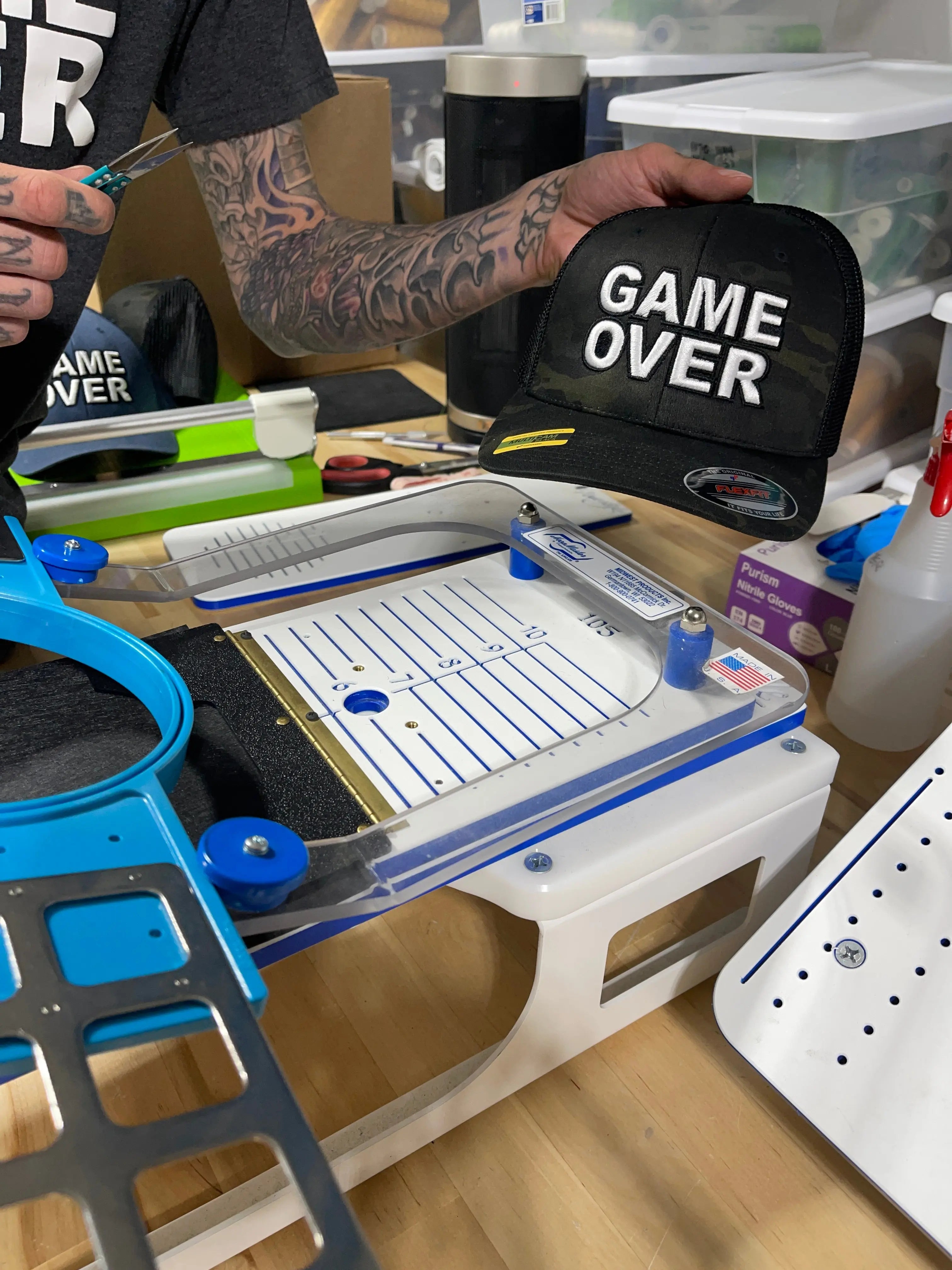 Game Over Flexfit Multicam HatGame Over Merch