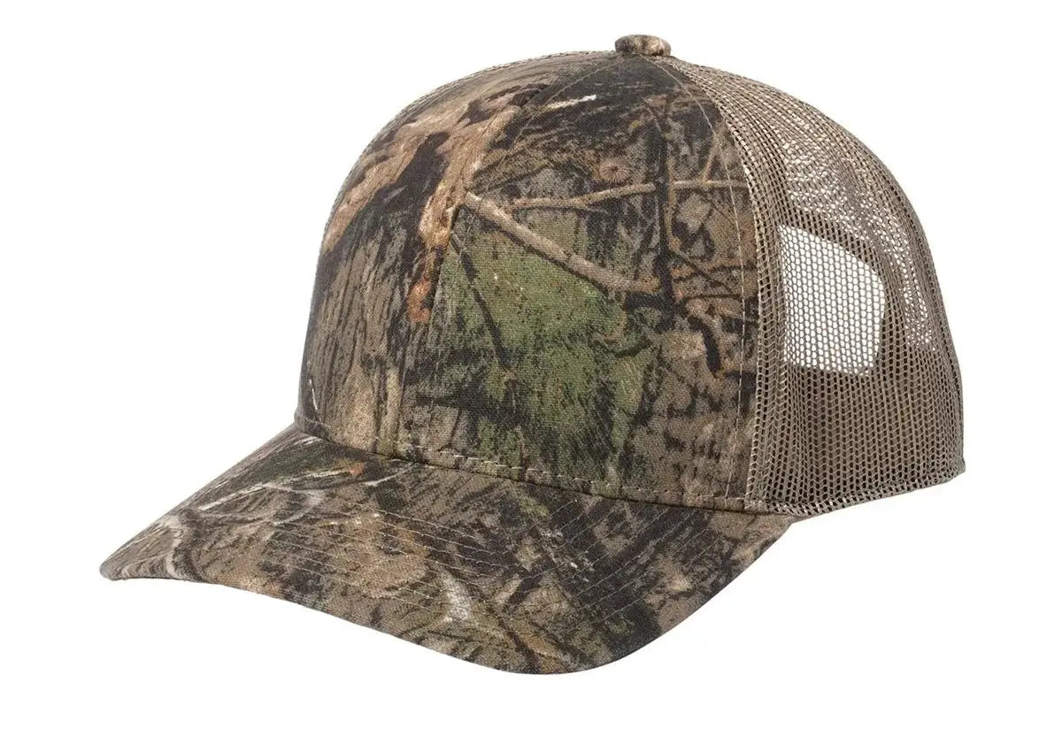 Russell Outdoors™ Camo Snapback Trucker Cap #RU900 Game Over Merch