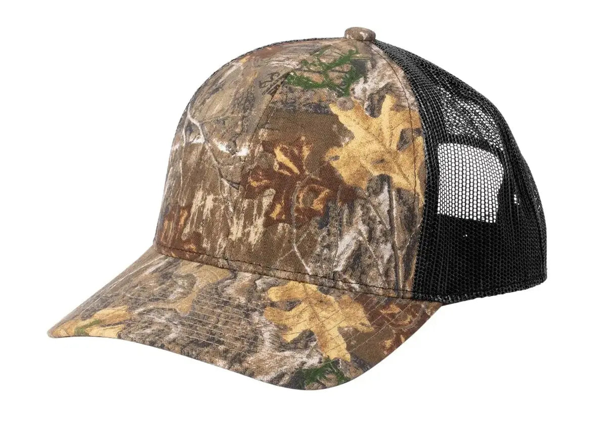Russell Outdoors™ Camo Snapback Trucker Cap #RU900 Game Over Merch