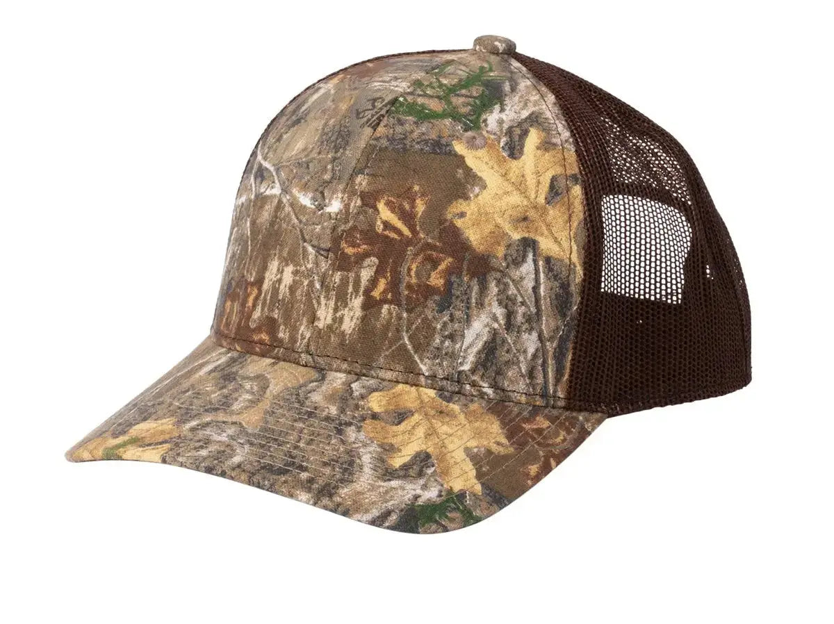 Russell Outdoors™ Camo Snapback Trucker Cap #RU900 Game Over Merch