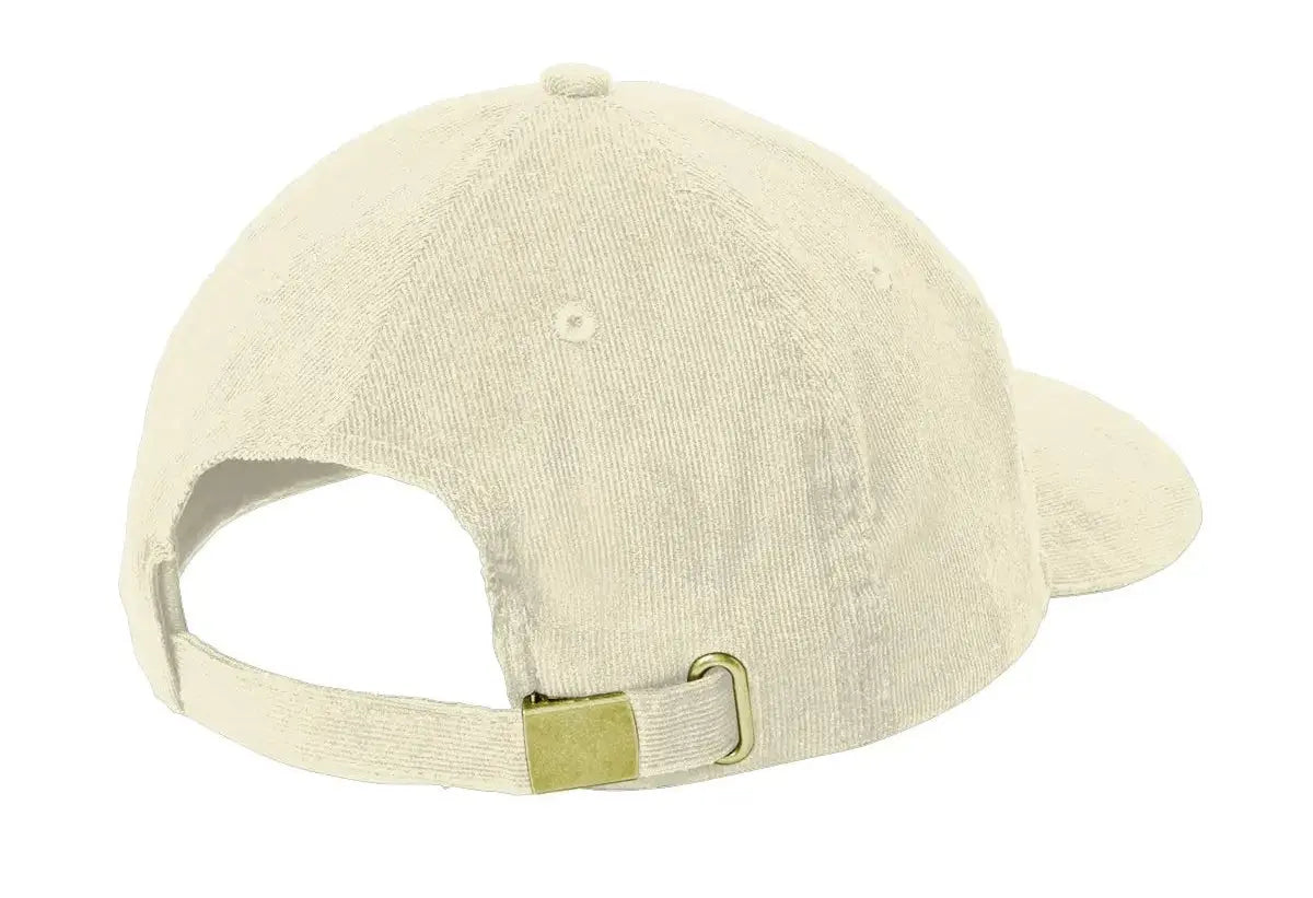 Port Authority® Light Corduroy Dad Cap #C973 Game Over Merch