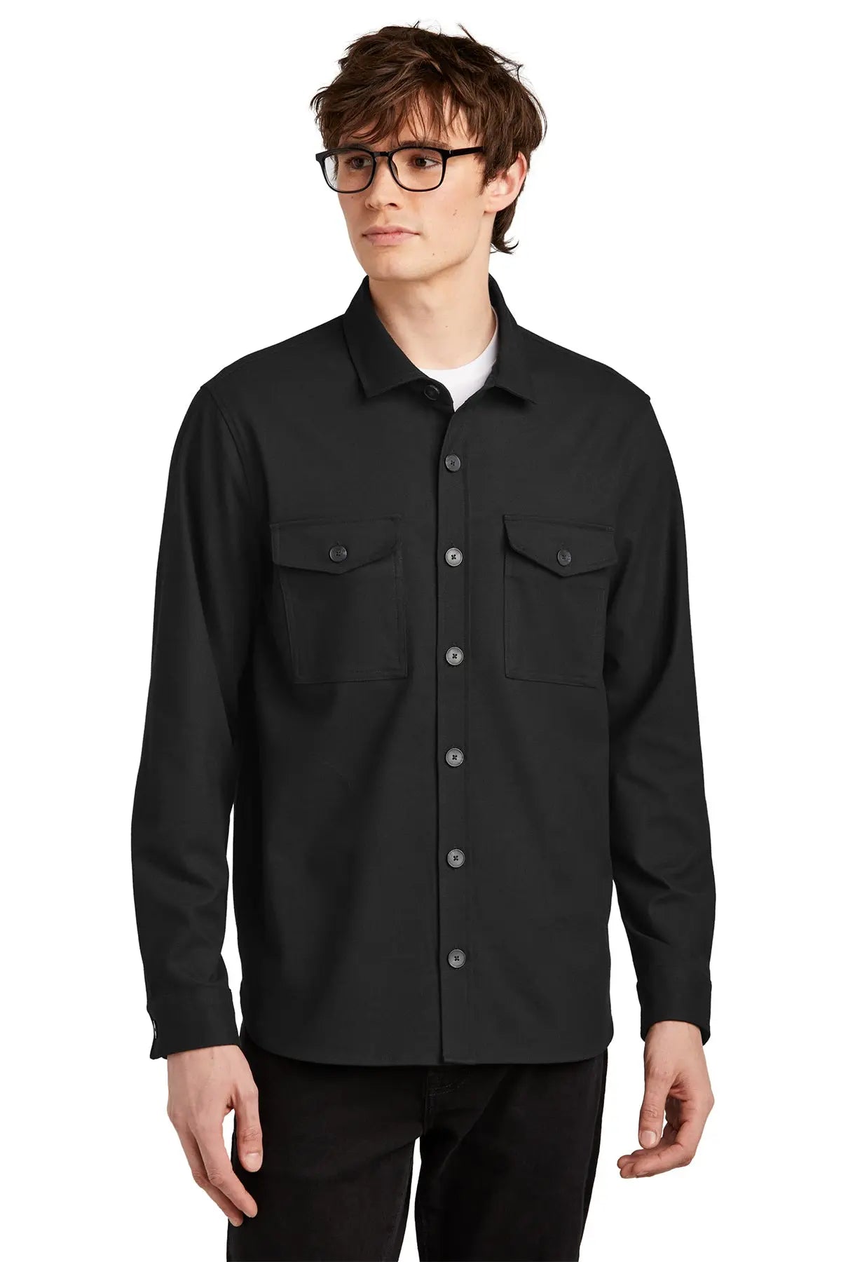 Mercer+Mettle® Long Sleeve Twill Overshirt #MM2020