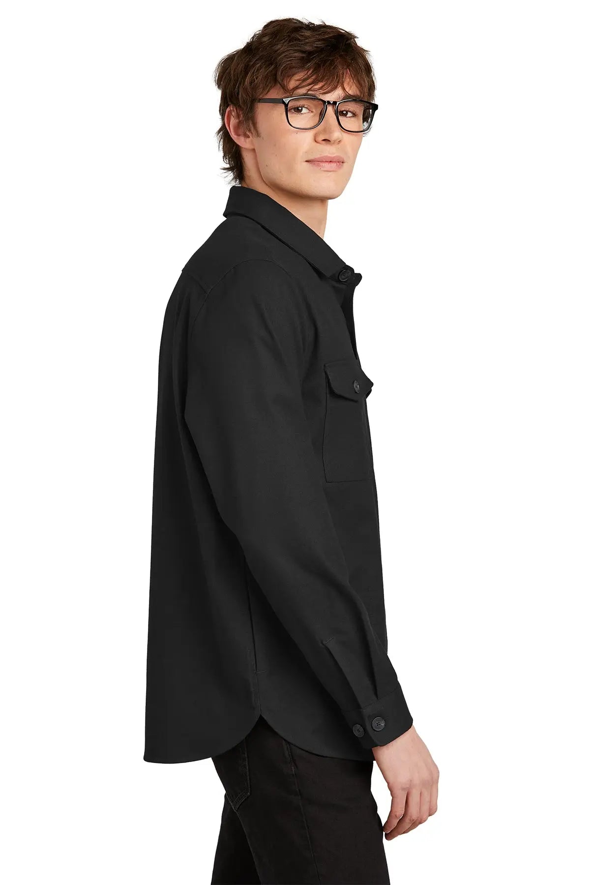 Mercer+Mettle® Long Sleeve Twill Overshirt #MM2020