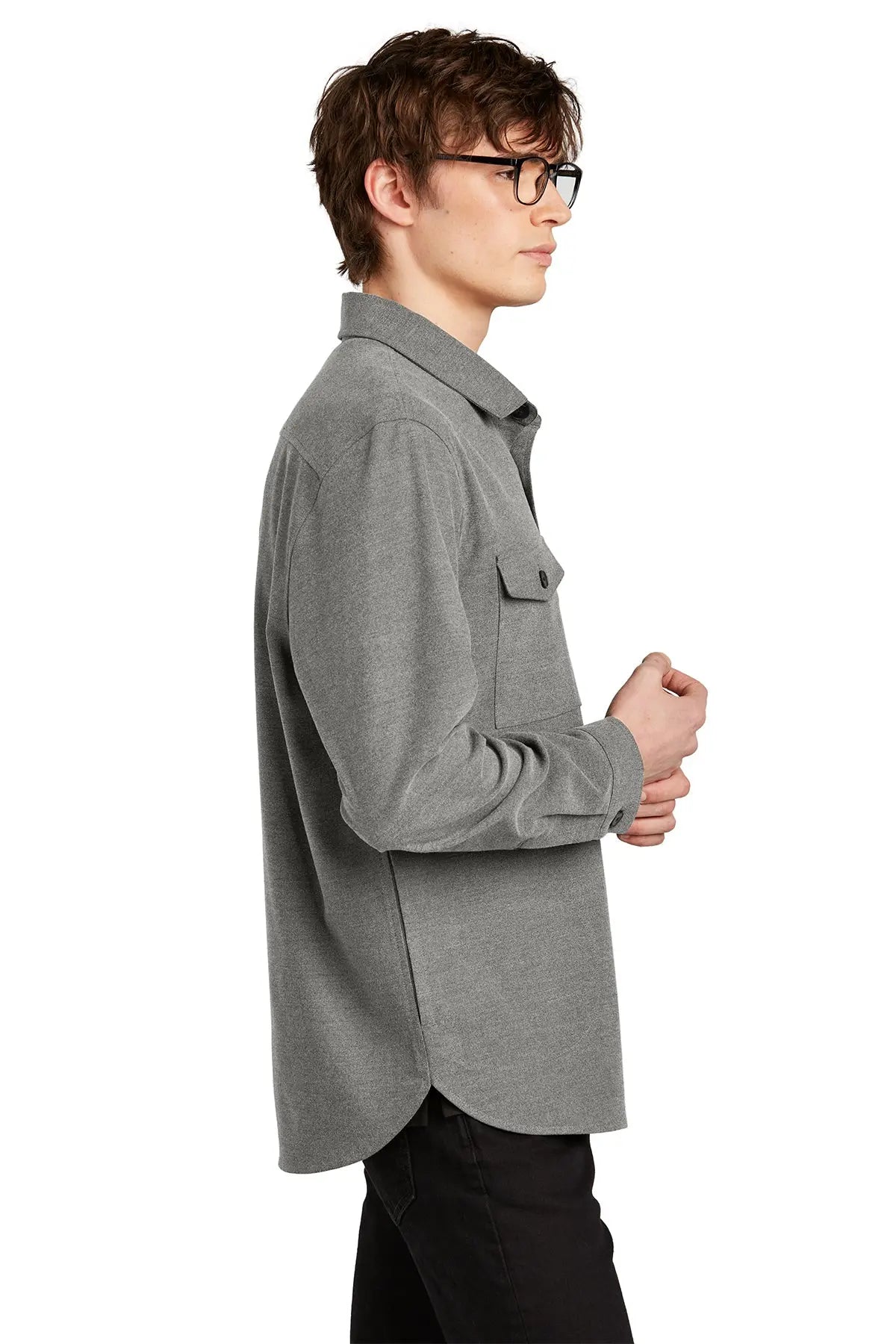 Mercer+Mettle® Long Sleeve Twill Overshirt #MM2020