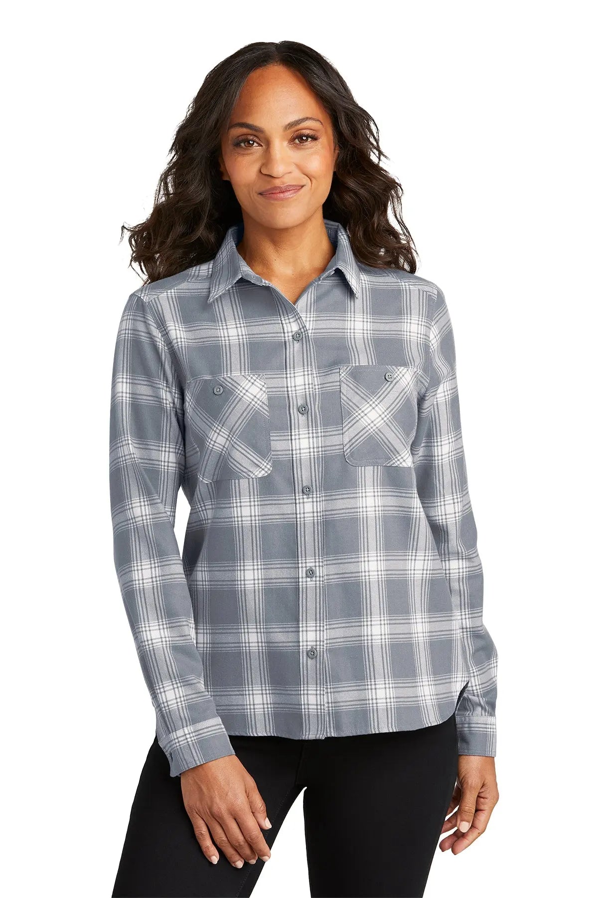 Port Authority® Women's Plaid Flannel Shirt #LW669