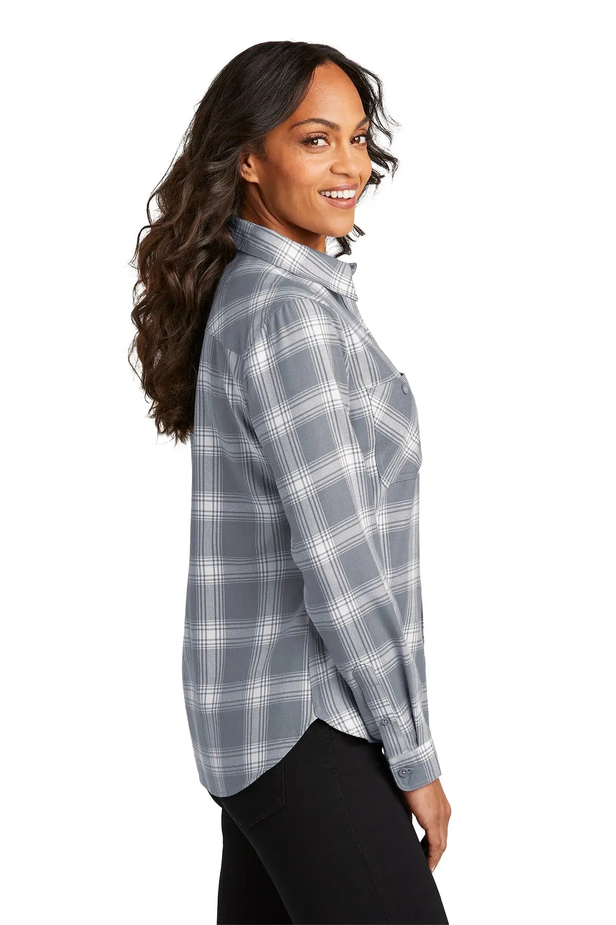 Port Authority® Women's Plaid Flannel Shirt #LW669