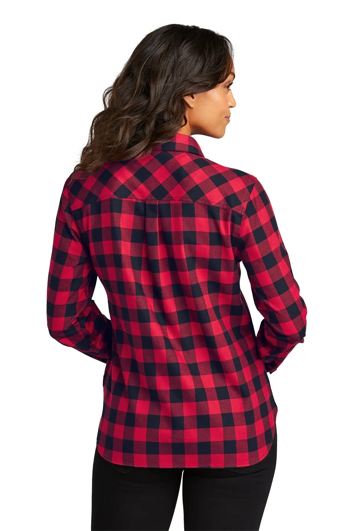 Port Authority® Women's Plaid Flannel Shirt #LW669