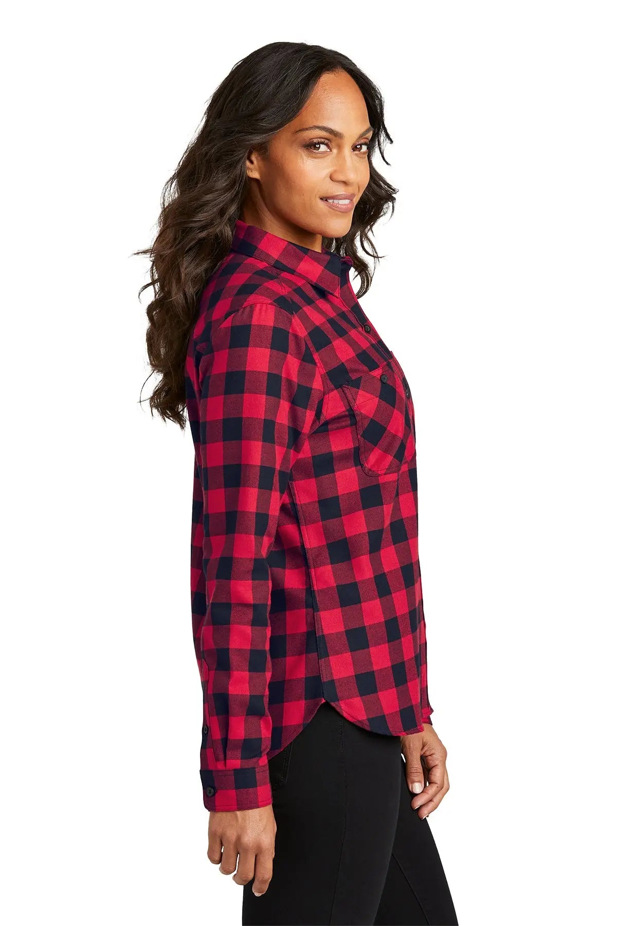 Port Authority® Women's Plaid Flannel Shirt #LW669