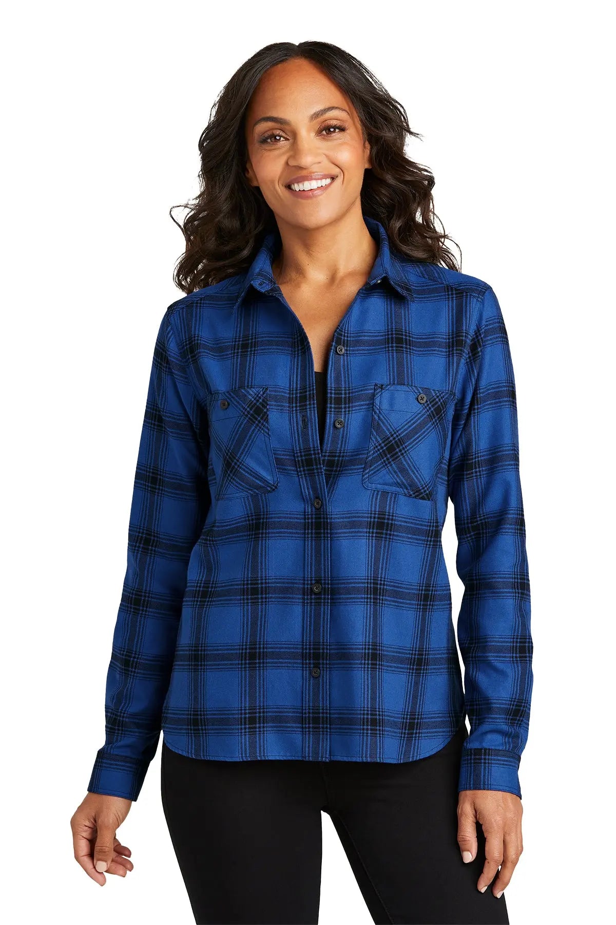 Port Authority® Women's Plaid Flannel Shirt #LW669