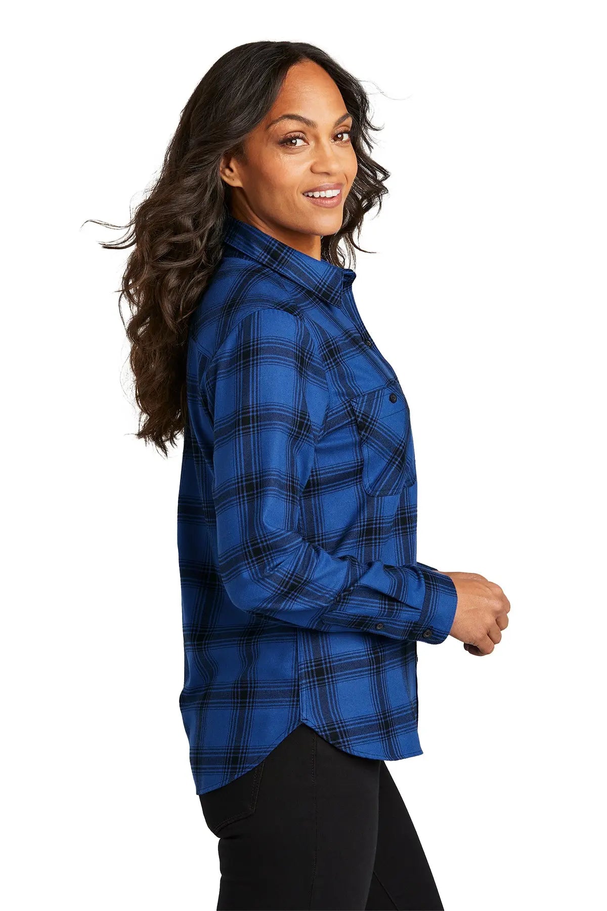Port Authority® Women's Plaid Flannel Shirt #LW669