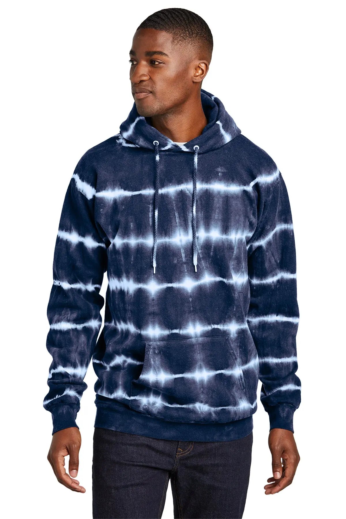 Port & Co™ Allover Stripe Tie-Dye Fleece #PC143