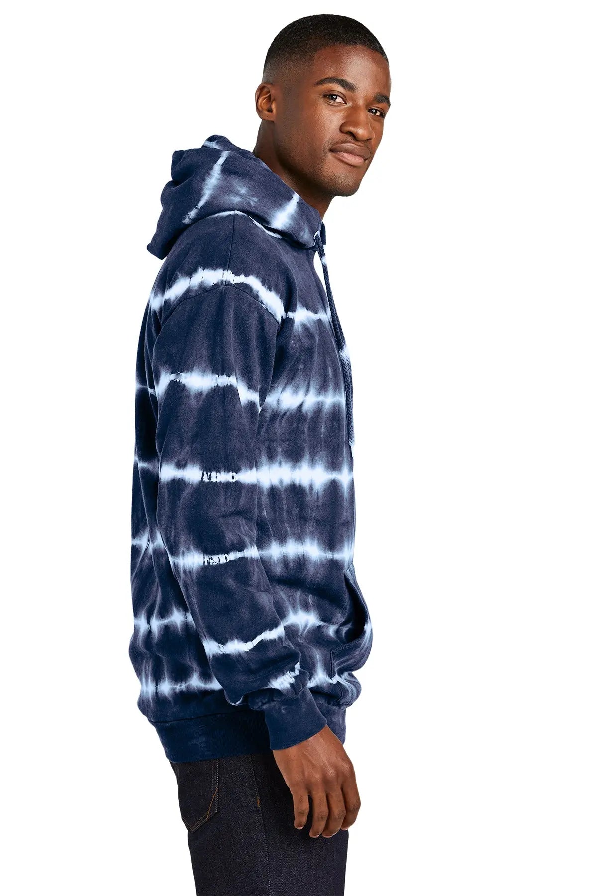 Port & Co™ Allover Stripe Tie-Dye Fleece #PC143