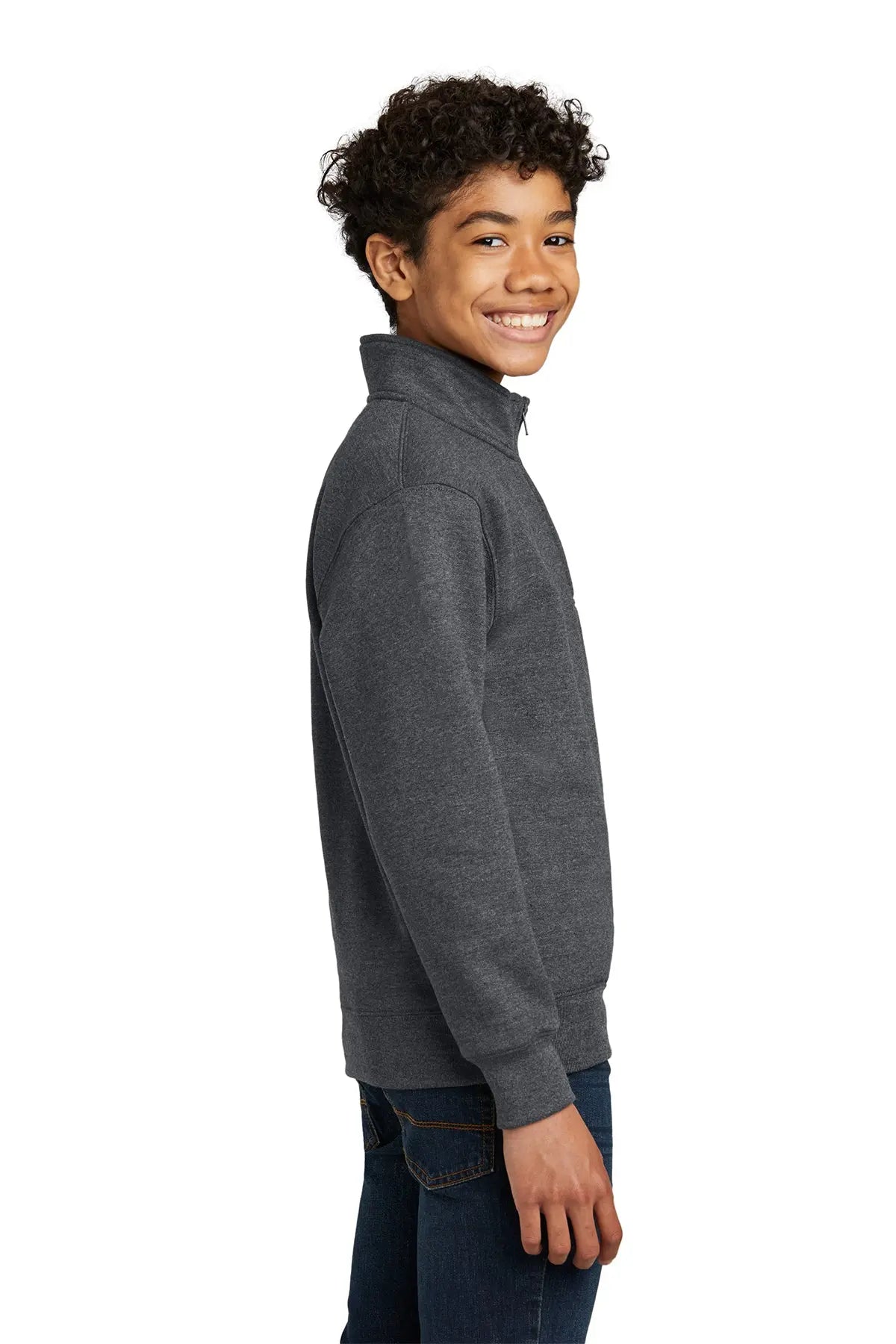 Port & Co™ Youth Core Fleece 1/4-Zip Pullover Sweatshirt #PC78YQ Game Over Merch