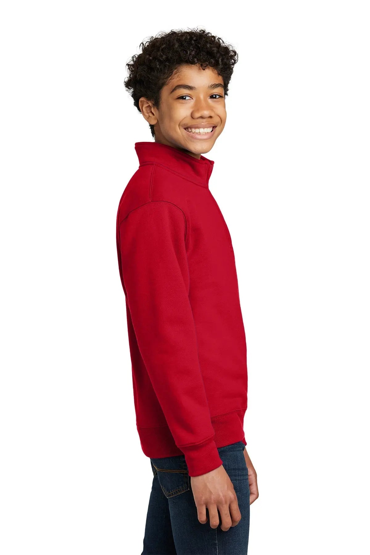 Port & Co™ Youth Core Fleece 1/4-Zip Pullover Sweatshirt #PC78YQ Game Over Merch