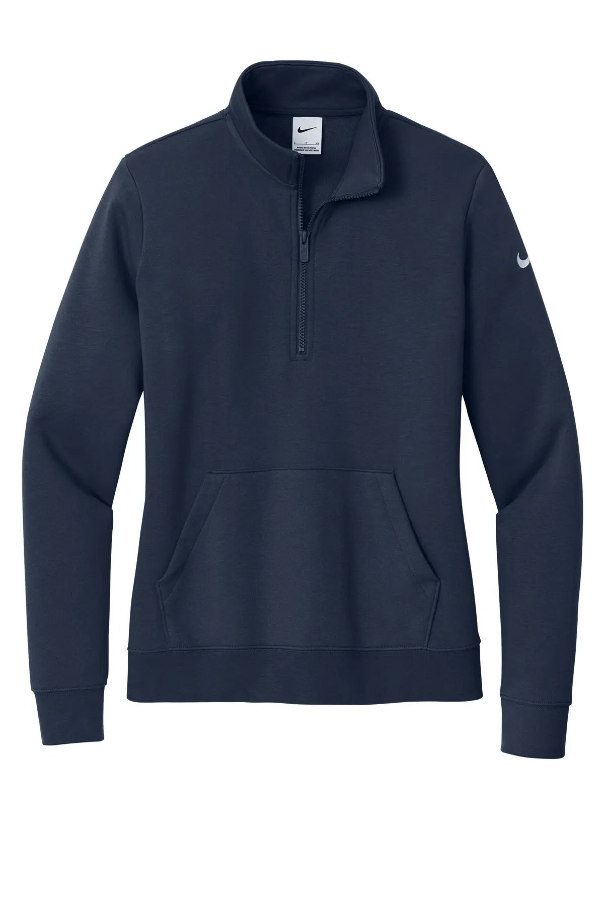 Nike Women's Club Fleece Sleeve Swoosh 1/2-Zip #NKDX6720 Game Over Merch