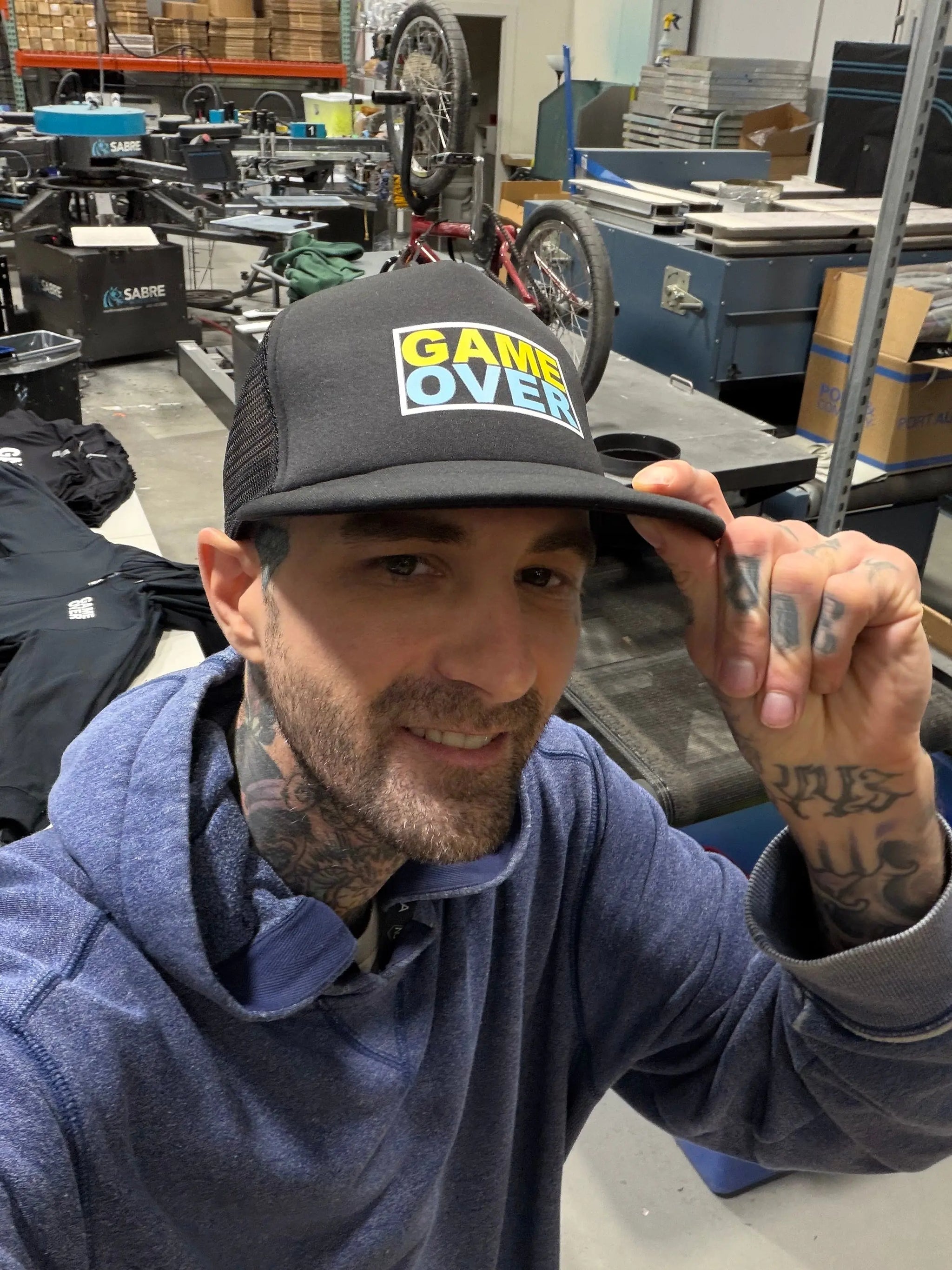 Game Over Soft Trucker CapGame Over Merch