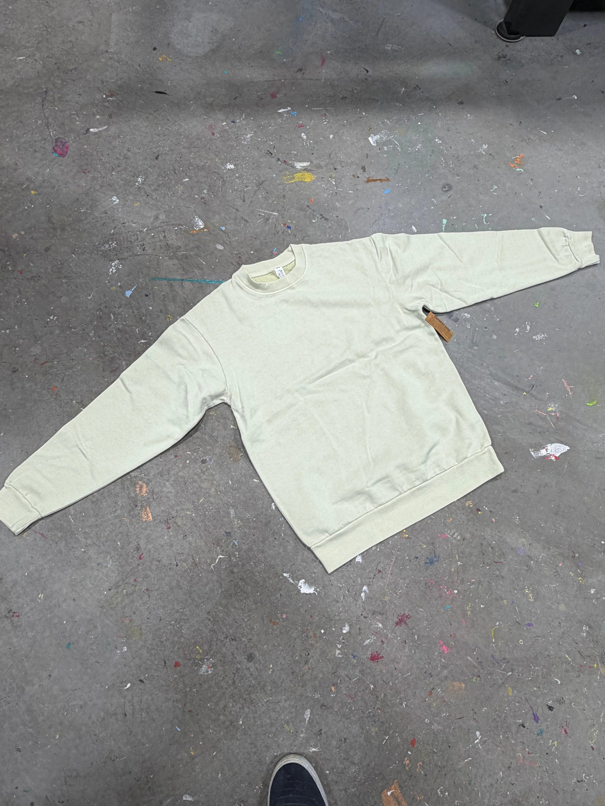 16 Lane Seven Urban Crewneck Sweatshirts - Pigment Pistachio