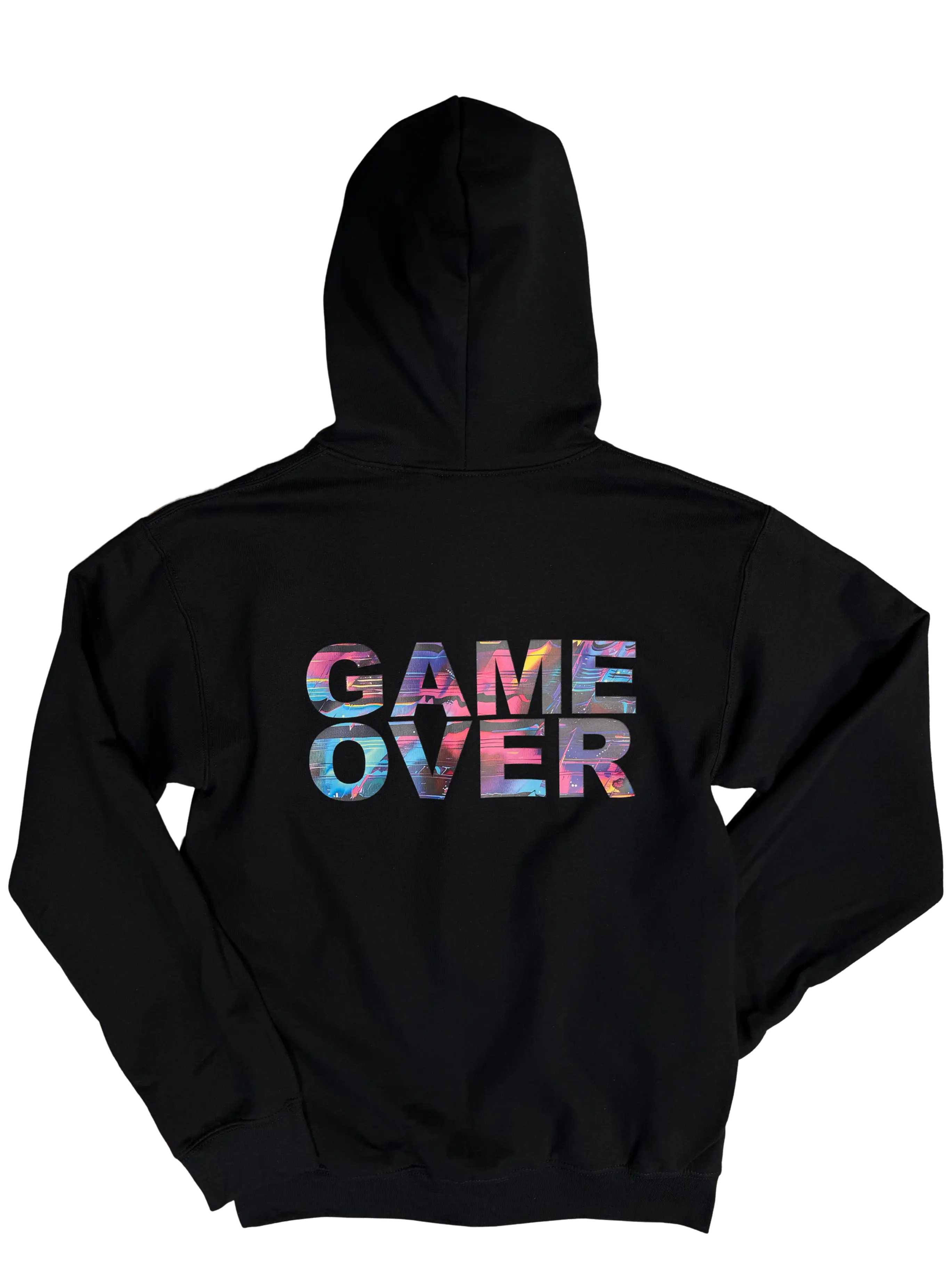 Game Over System Glitch Zip-Up HoodieGame Over Merch