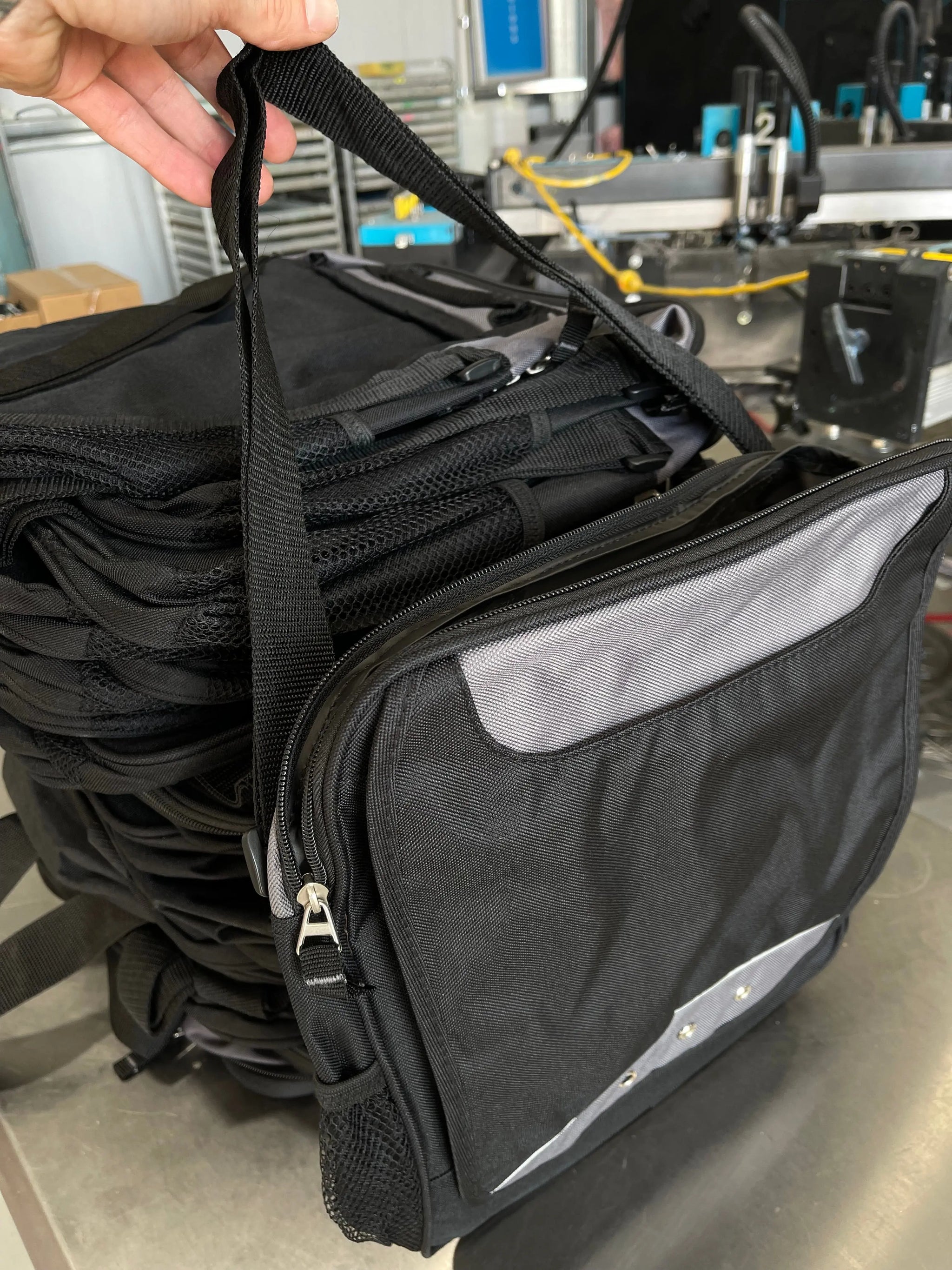 32 Black Messenger Bags EmbroideredGame Over Merch