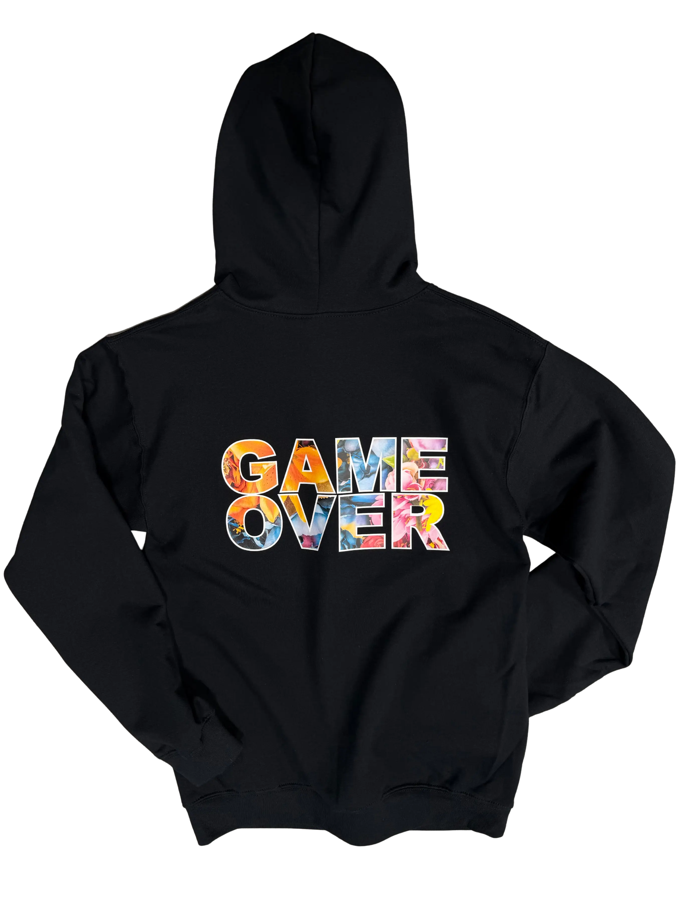Game Over Floral Zip-Up HoodieGame Over Merch