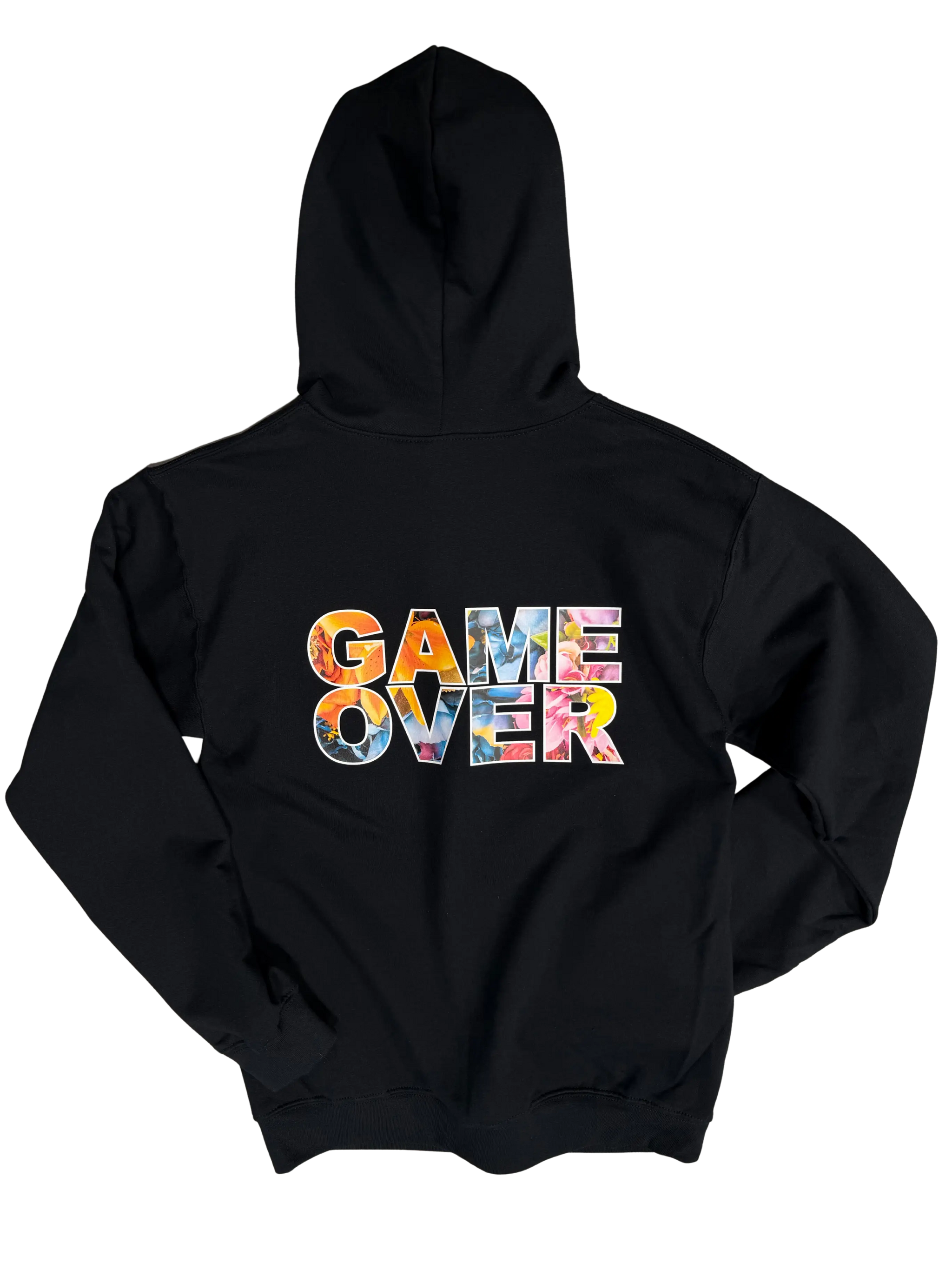 Game Over Floral Zip-Up HoodieGame Over Merch
