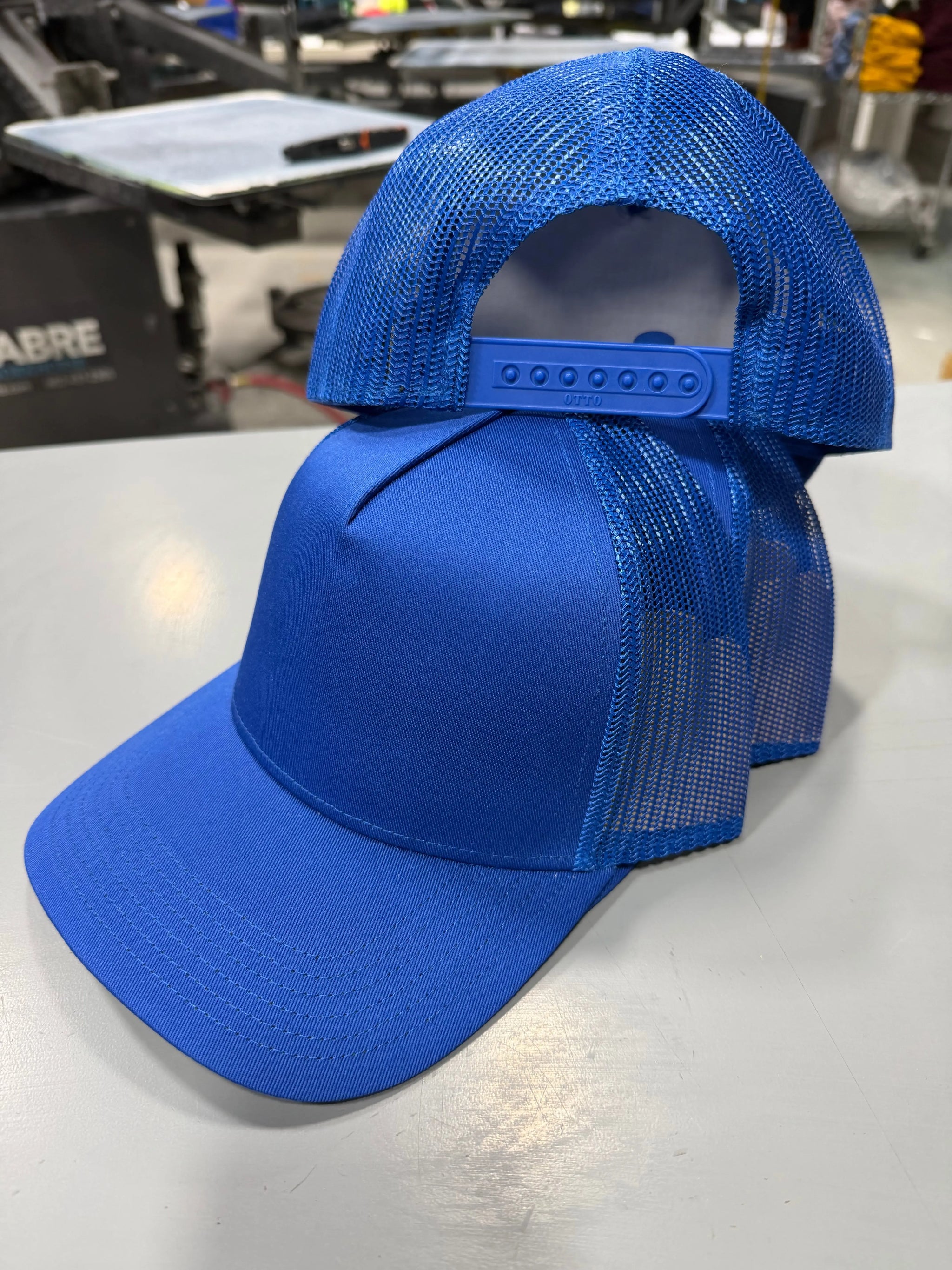 3 Royal Blue Five-Panel Snapbacks EmbroideredGame Over Merch