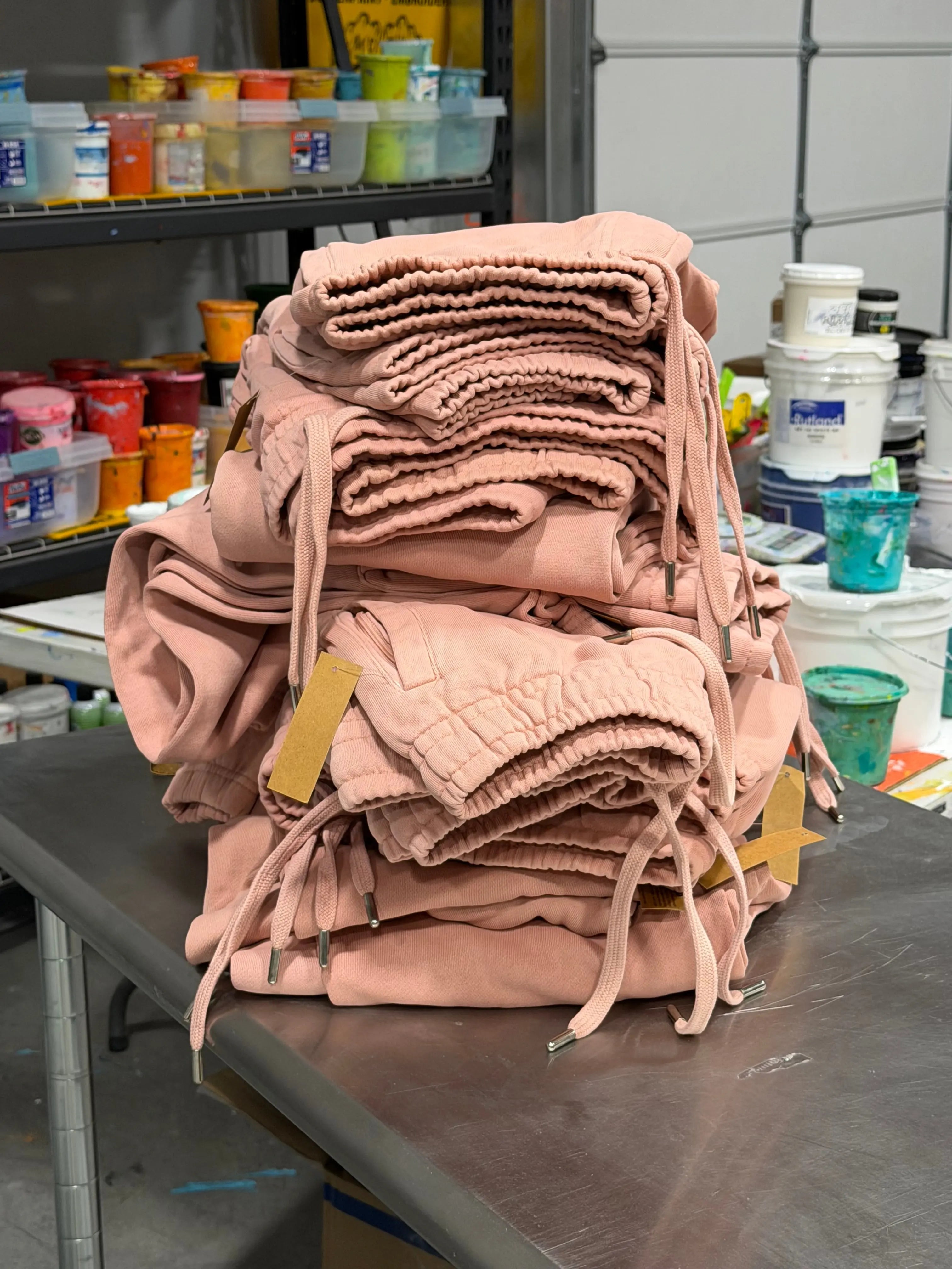16 Lane Seven Heavy Sweatpants - Pigment Salmon