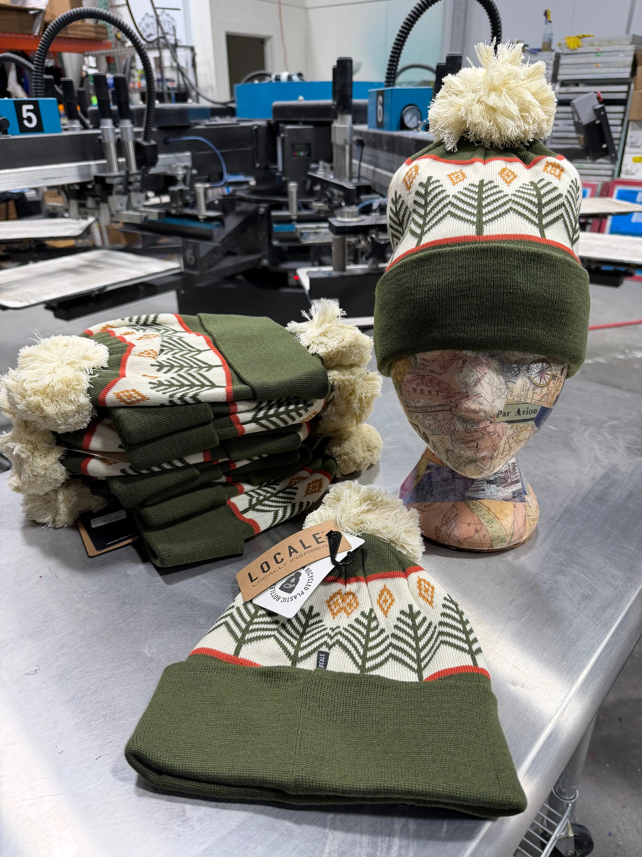12 LOCALE Grand Recycled Cuffed Beanie - Alpines