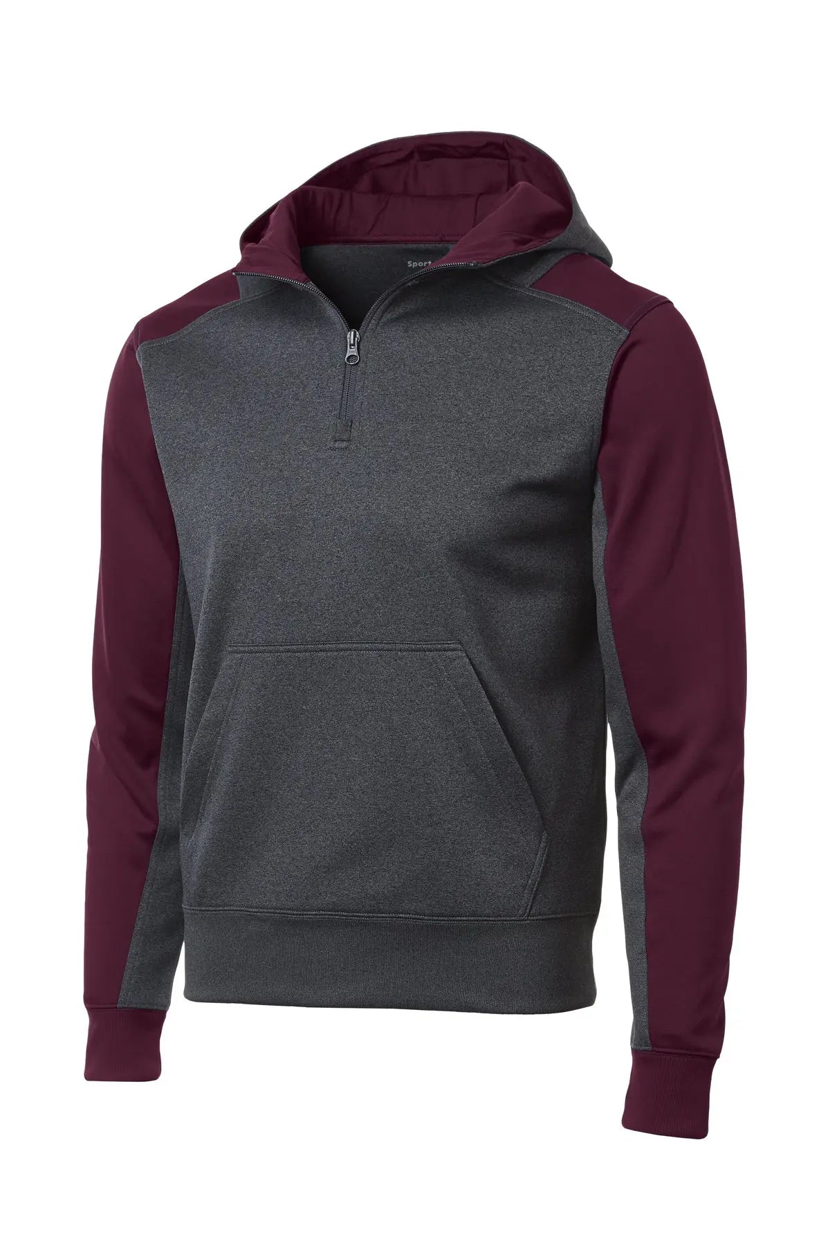 Sport-Tek® Tech Fleece Colorblock 1/4-Zip Hooded Sweatshirt #ST249 Game Over Merch