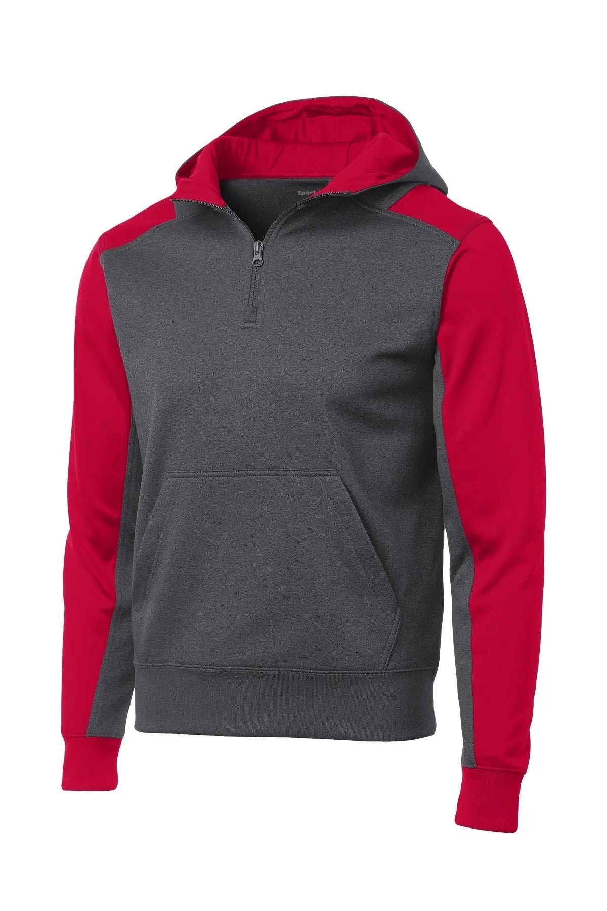 Sport-Tek® Tech Fleece Colorblock 1/4-Zip Hooded Sweatshirt #ST249 Game Over Merch
