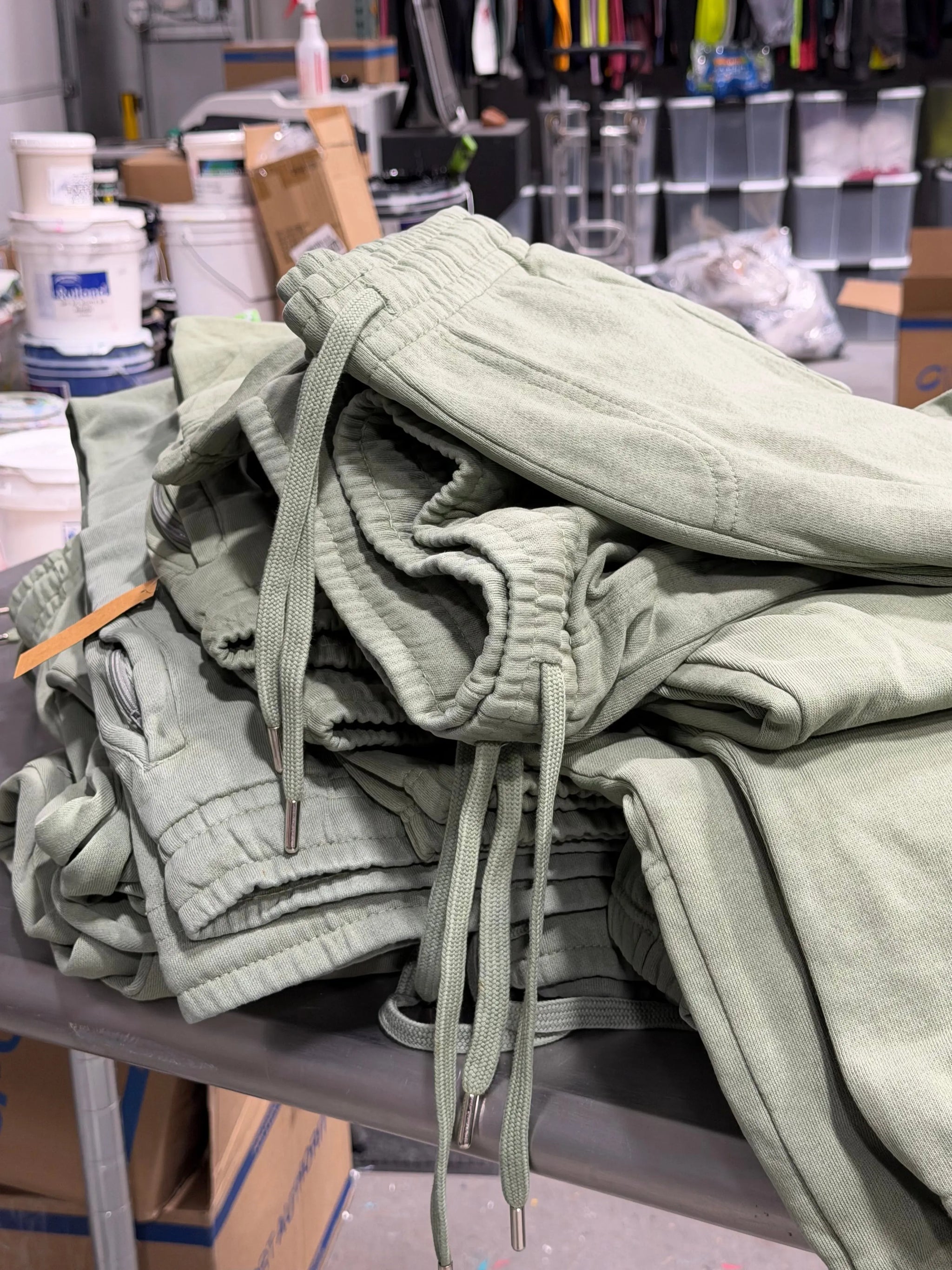 16 Lane Seven Heavy Sweatpants - Pigment Oil Green