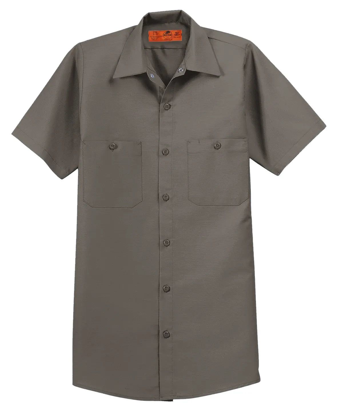 Red Kap® Long Size, Short Sleeve Industrial Work Shirt #SP24LONG