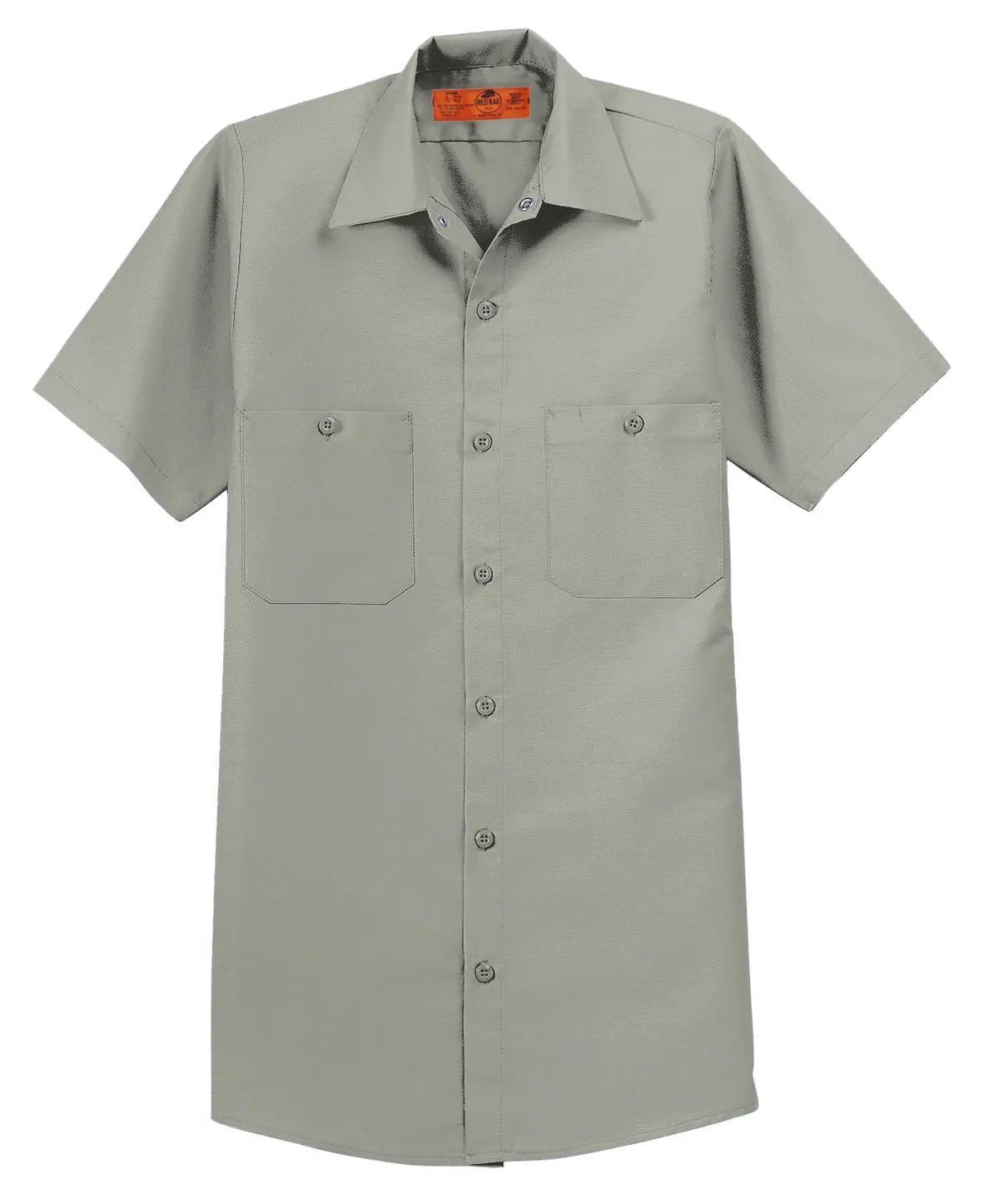Red Kap® Long Size, Short Sleeve Industrial Work Shirt #SP24LONG