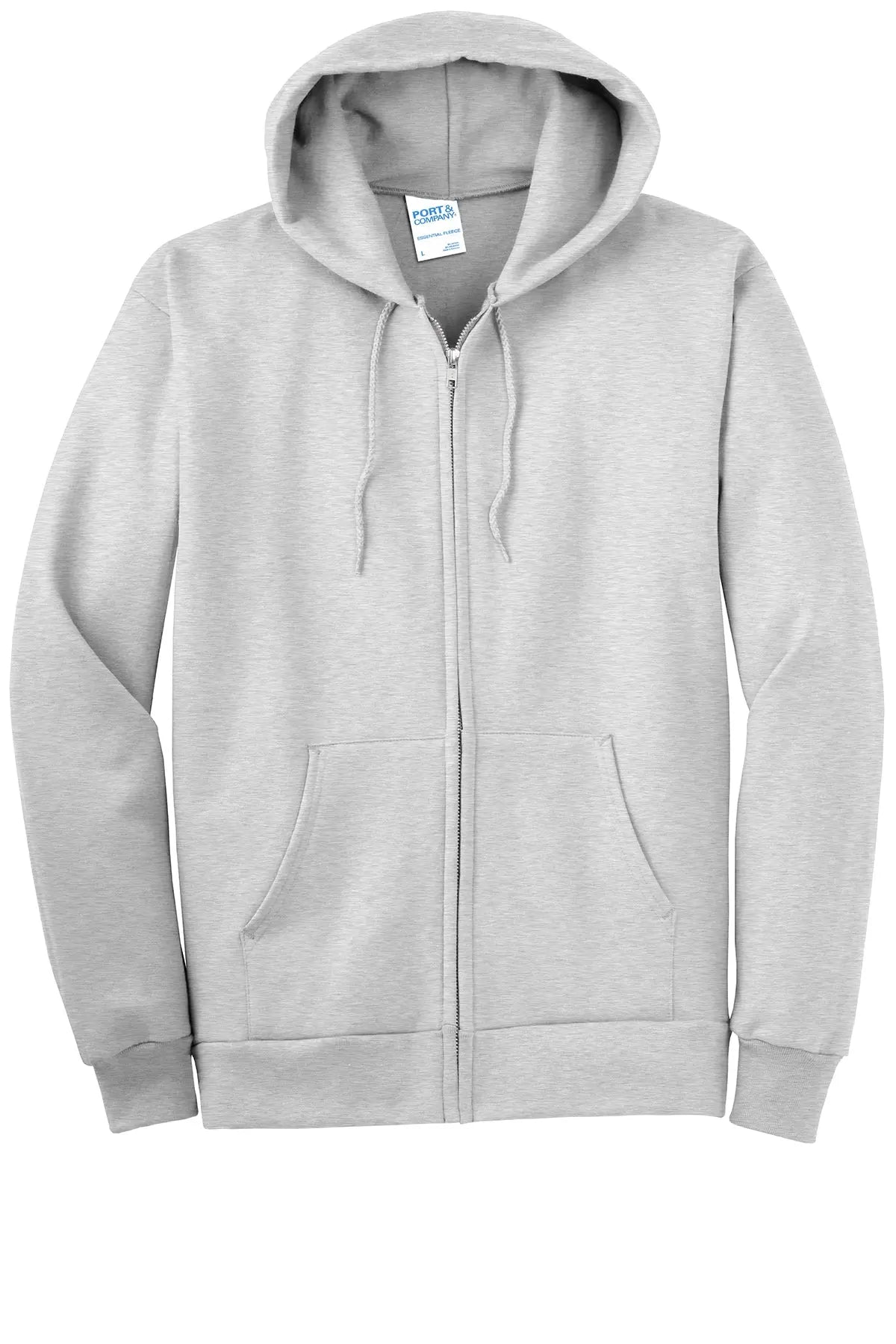 Port & Co™ Tall Essential Fleece Full-Zip Hooded Sweatshirt #PC90ZHT
