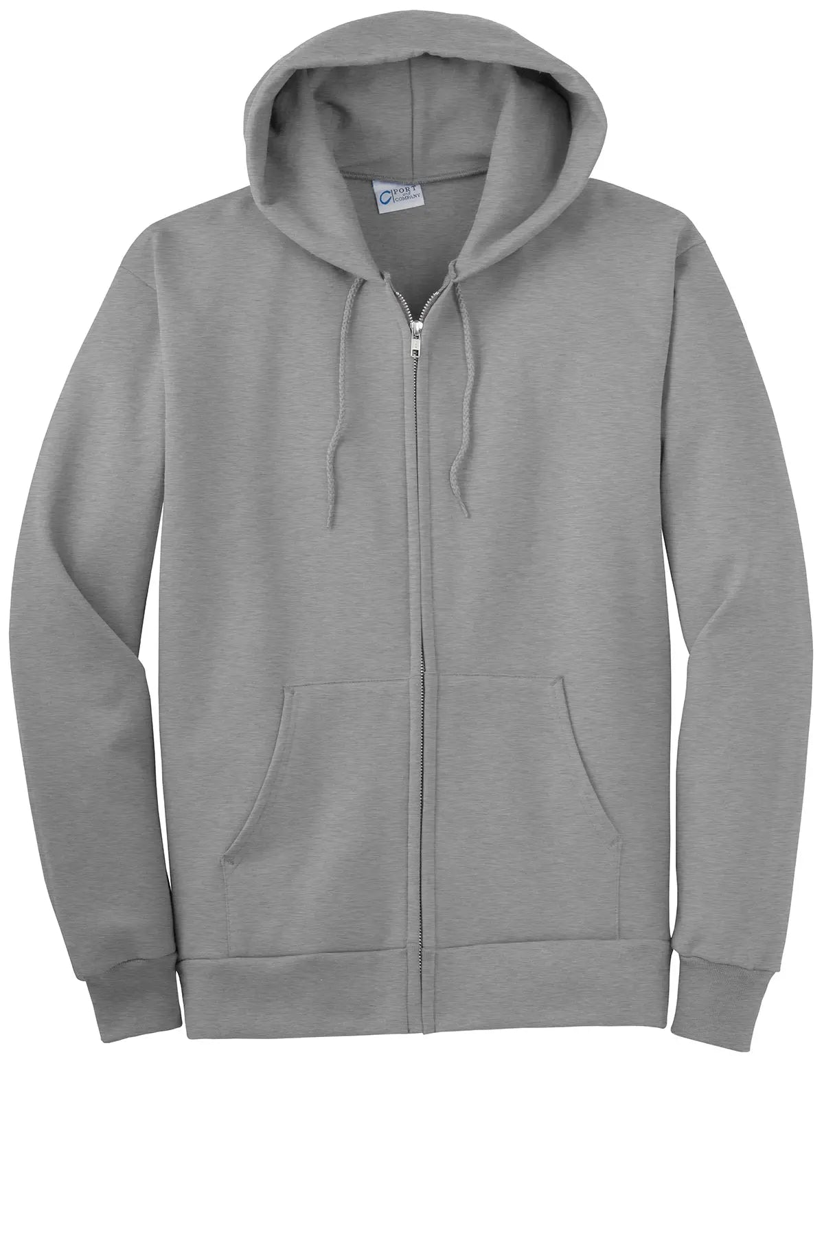 Port & Co™ Tall Essential Fleece Full-Zip Hooded Sweatshirt #PC90ZHT