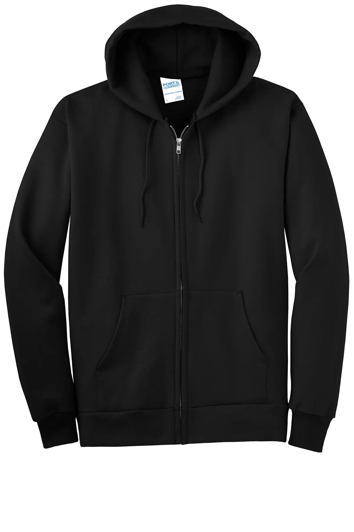 Port & Co™ Tall Essential Fleece Full-Zip Hooded Sweatshirt #PC90ZHT