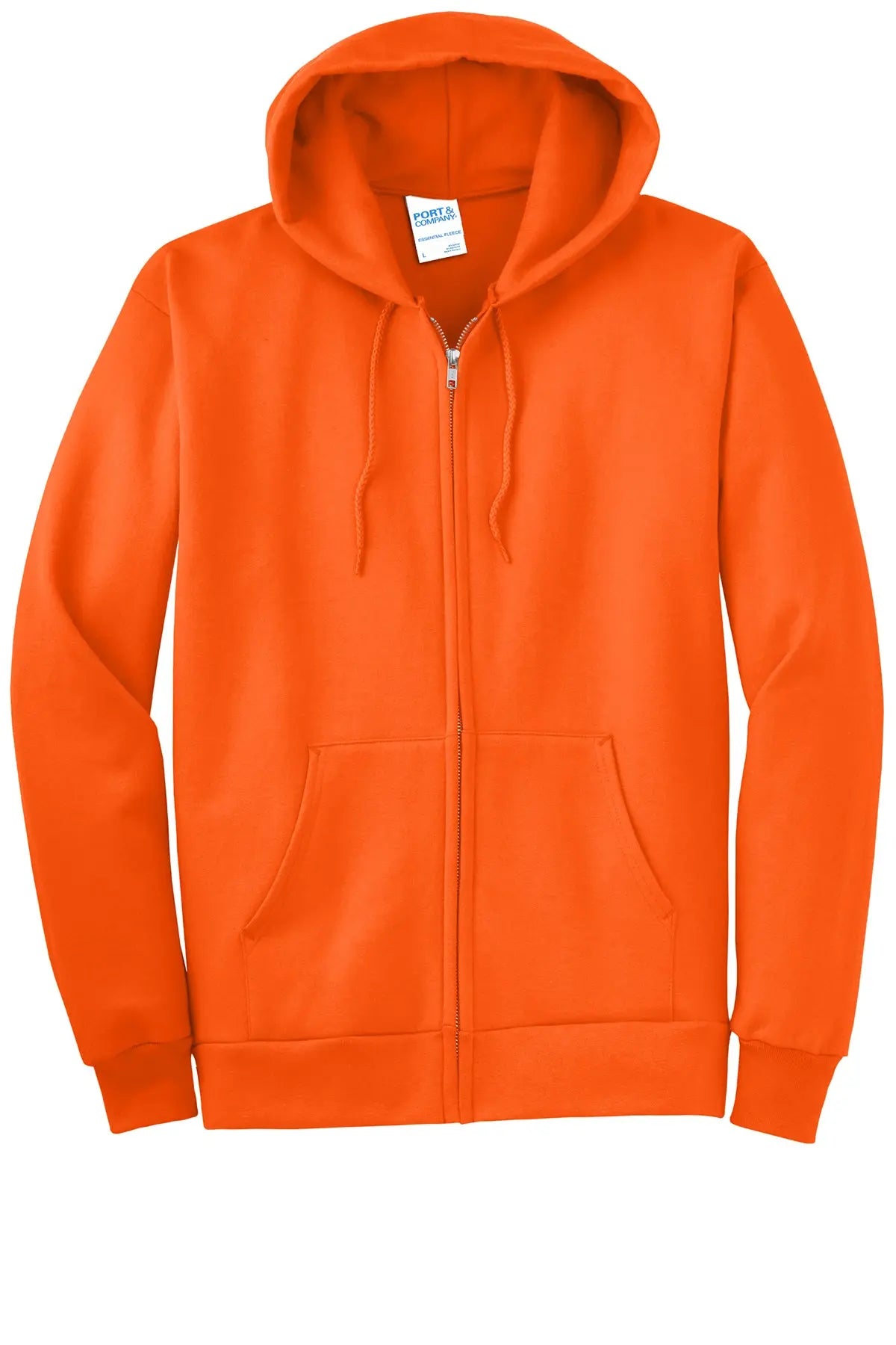 Port & Co™ Tall Essential Fleece Full-Zip Hooded Sweatshirt #PC90ZHT