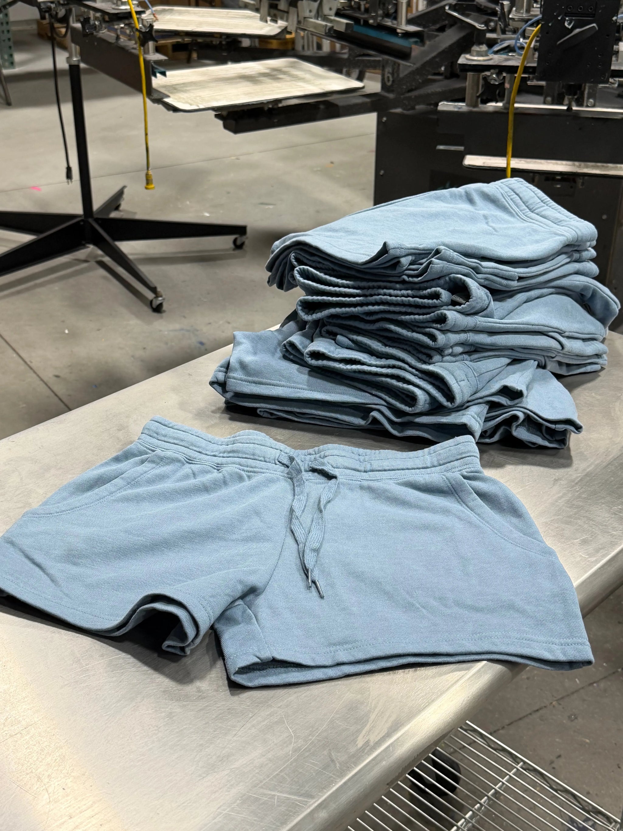 12 Independent Women's Lightweight Jogger Shorts - Misty Blue