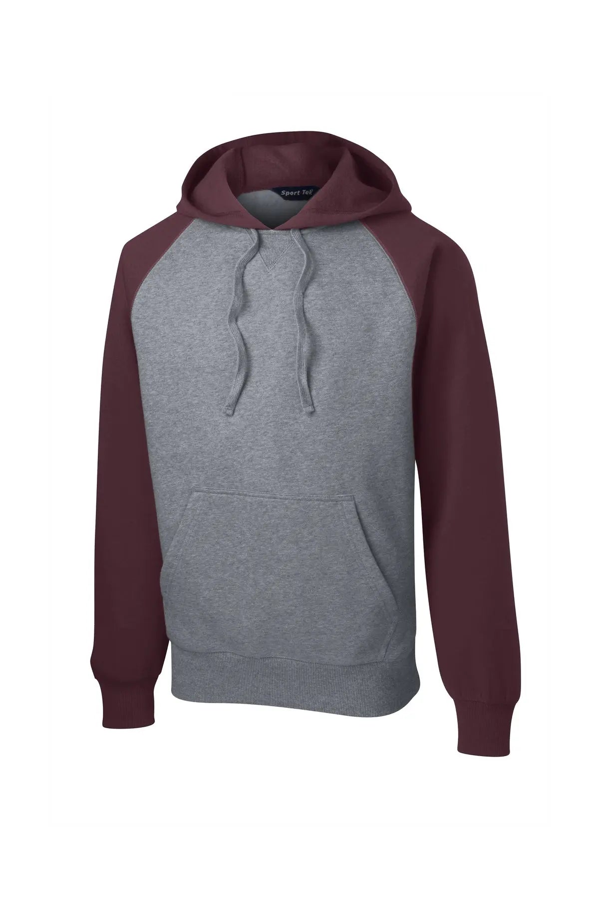 Sport-Tek® Raglan Colorblock Pullover Hooded Sweatshirt #ST267