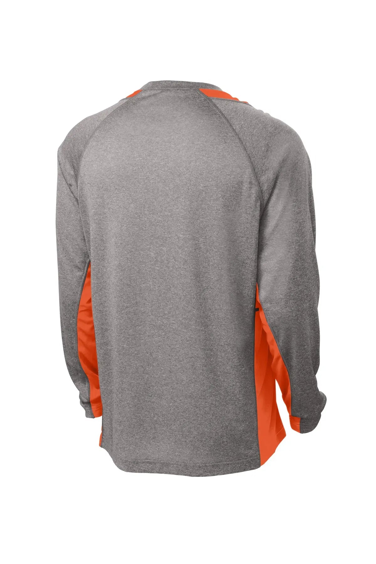 Sport-Tek® Long Sleeve Heather Colorblock Contender™ Tee #ST361LS