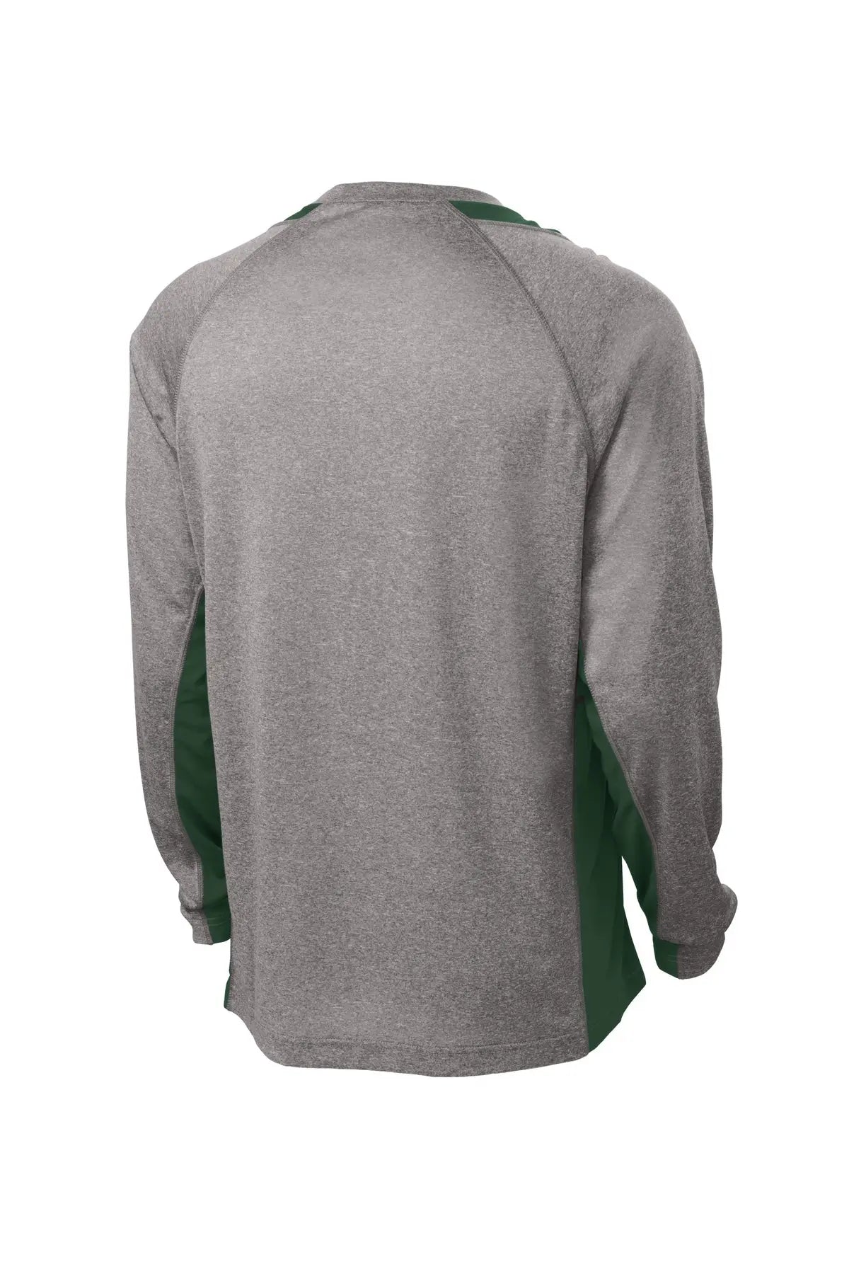 Sport-Tek® Long Sleeve Heather Colorblock Contender™ Tee #ST361LS