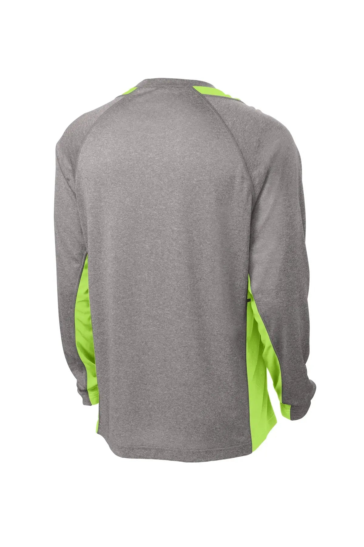 Sport-Tek® Long Sleeve Heather Colorblock Contender™ Tee #ST361LS