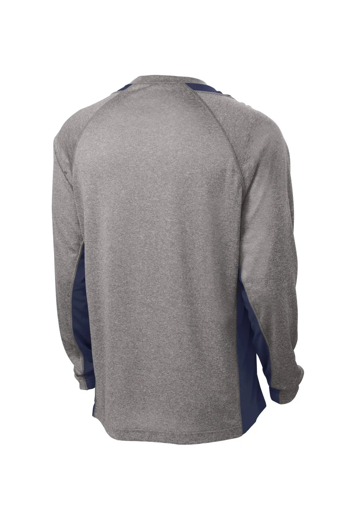 Sport-Tek® Long Sleeve Heather Colorblock Contender™ Tee #ST361LS