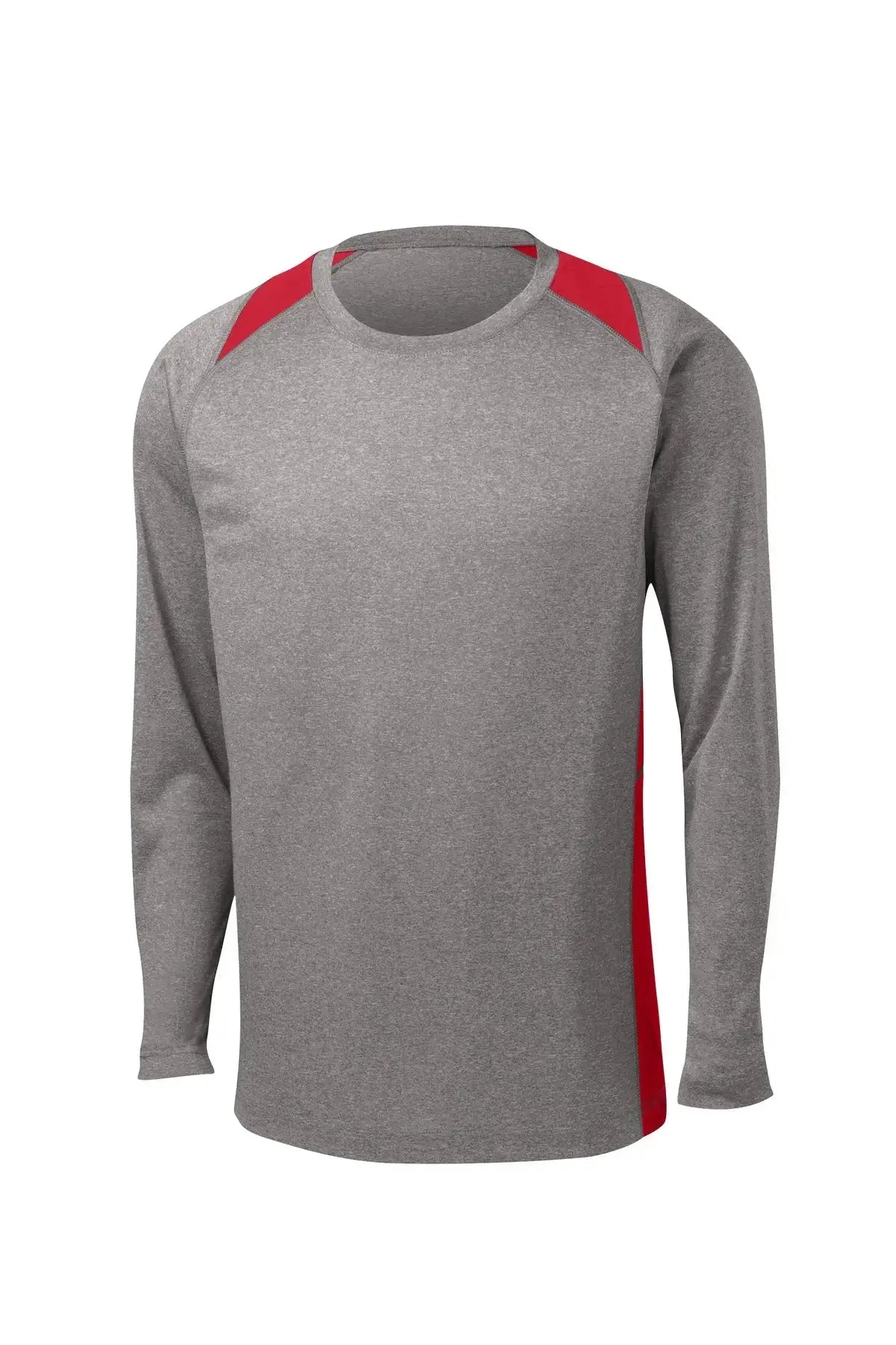 Sport-Tek® Long Sleeve Heather Colorblock Contender™ Tee #ST361LS Game Over Merch