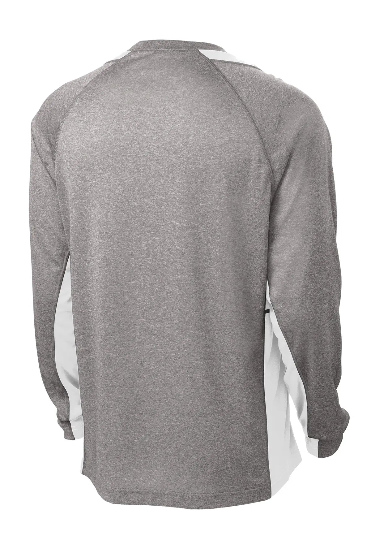 Sport-Tek® Long Sleeve Heather Colorblock Contender™ Tee #ST361LS